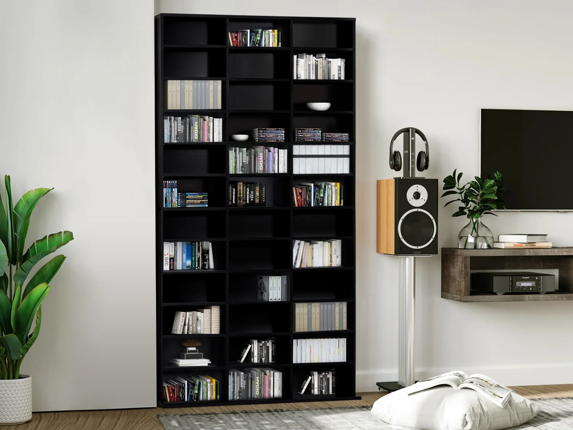 Chamo CD Storage Shelf - Black