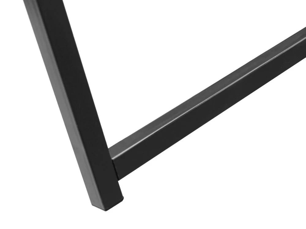CHARLEY 120cm Computer Desk - BLACK - Image 4