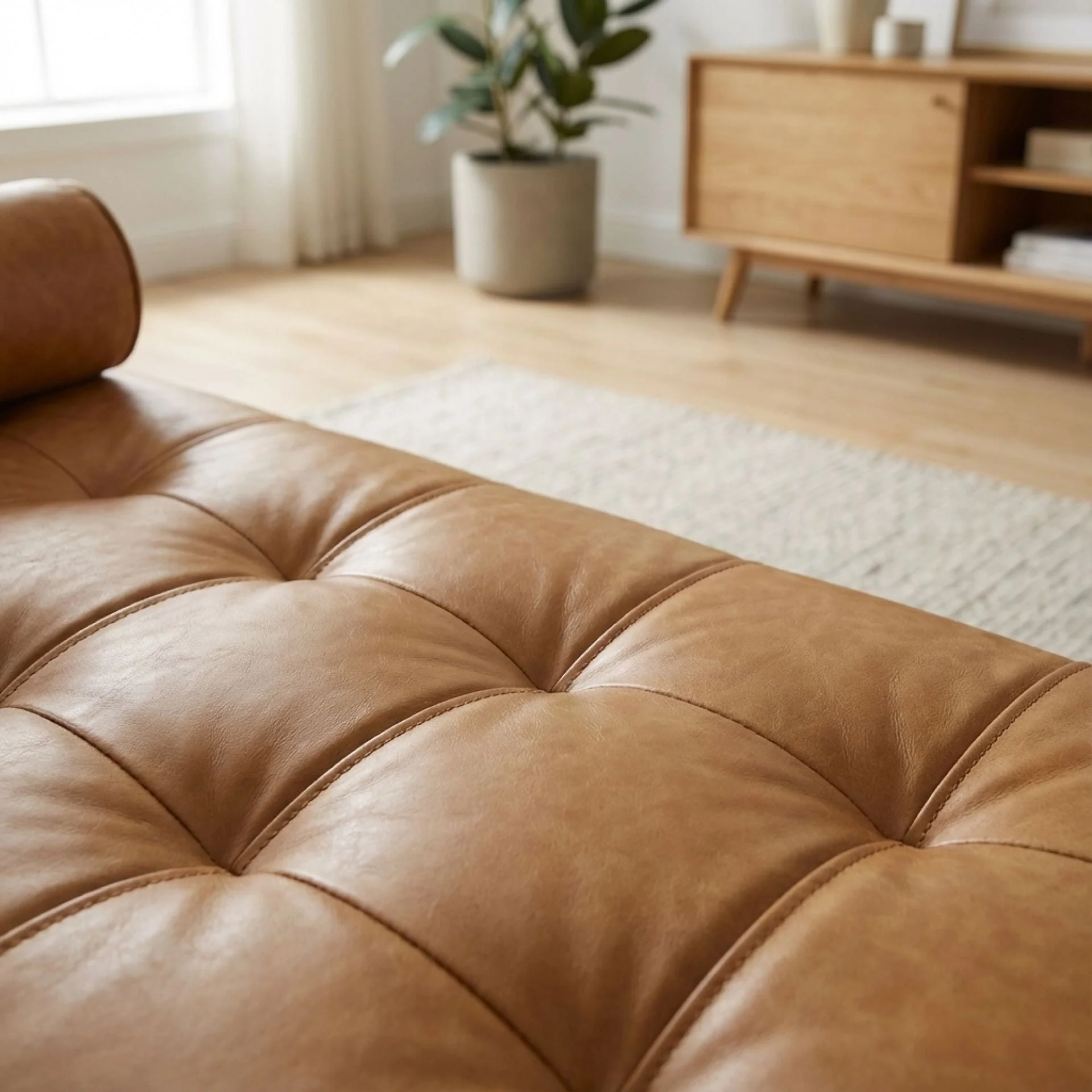 Chester 3 Seater Sofa - Honey Tan - Image 7