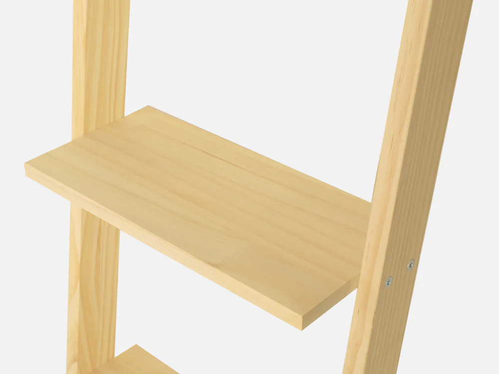 CHILKA 4 Tier Ladder Shelf - OAK - Image 6