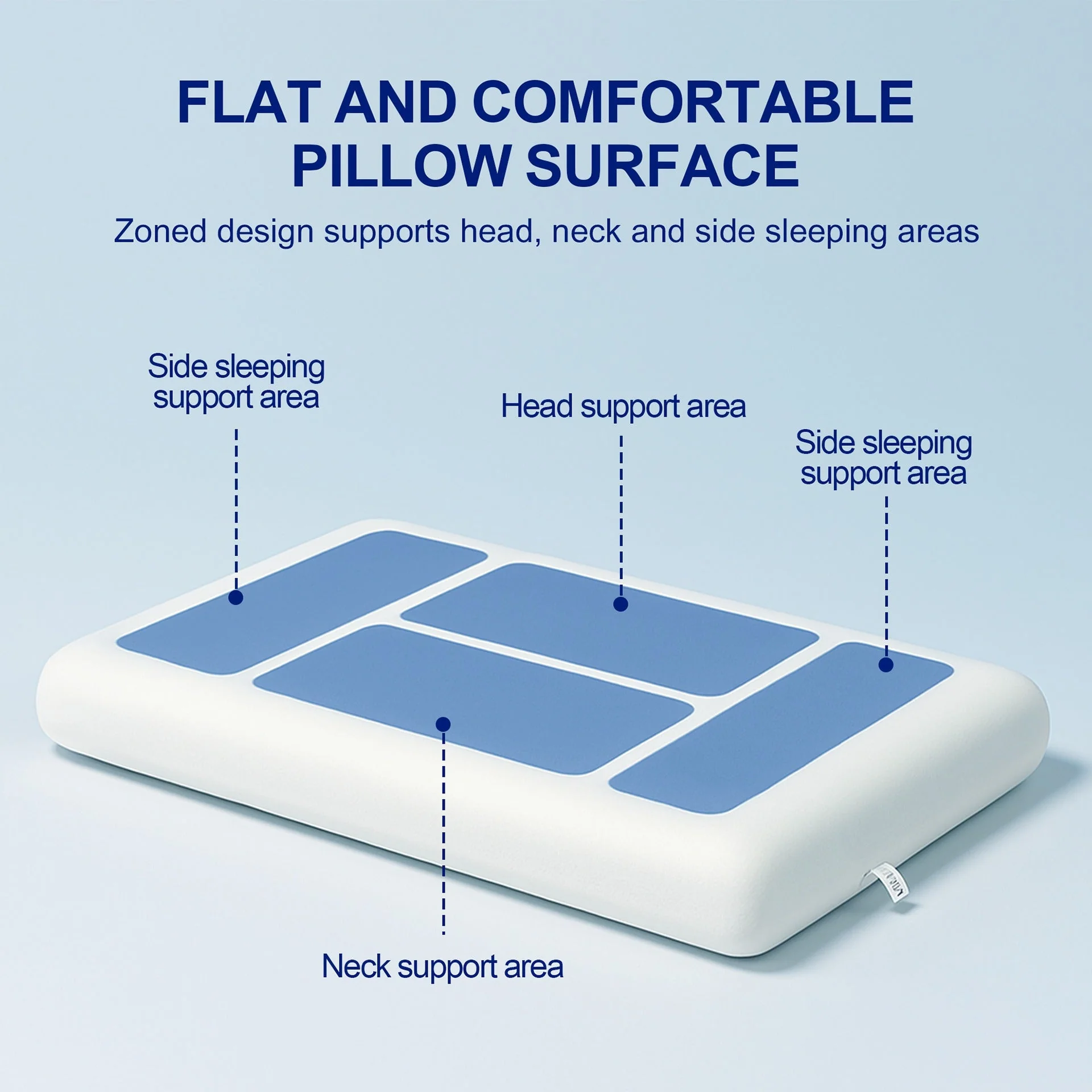 Classic Fit Memory Foam Pillow 70 x 42 x 8cm - Image 2
