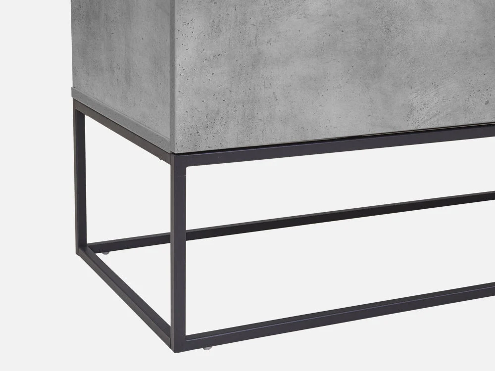 CLIFFORD 4 Drawers Chest Dresser with Mirror - Image 6