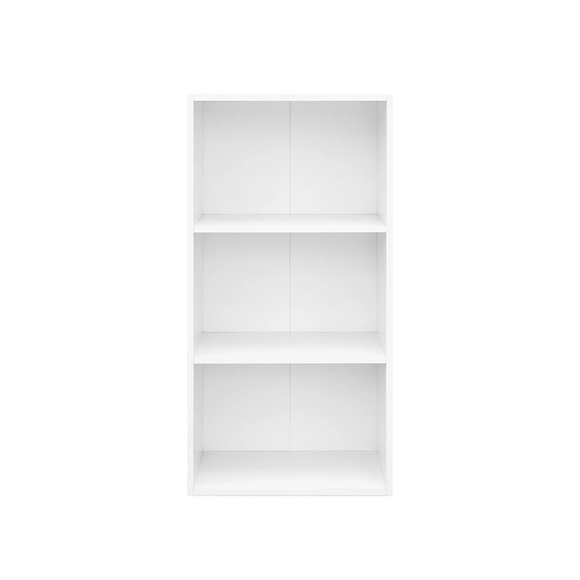 Clinton 3 Tier Bookshelf Display Shelf - White - Image 4