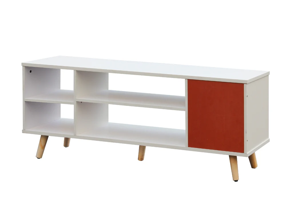 COMO 1.2M Entertainment Media TV Unit - WHITE - Image 11