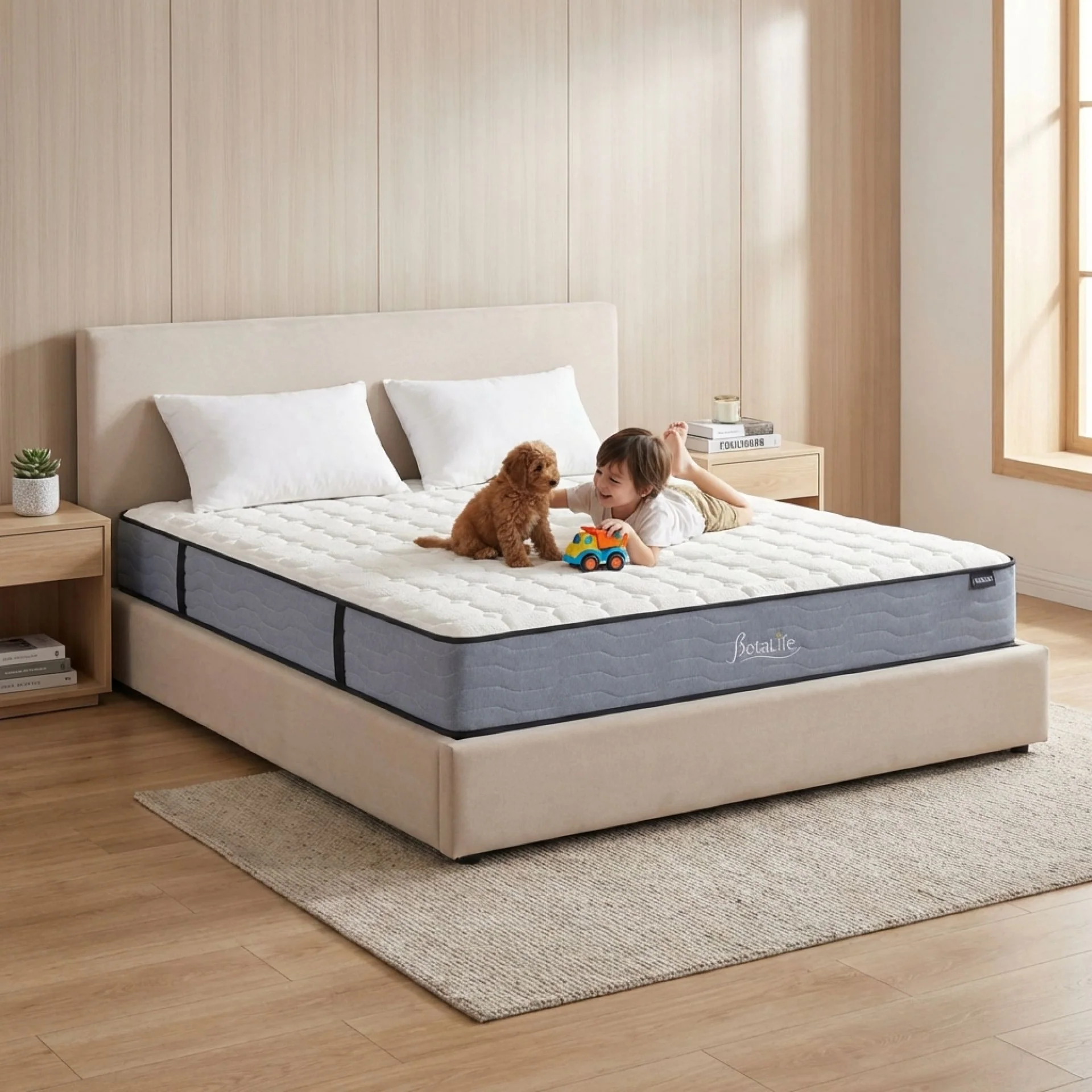 Cosy Classic Pocket Spring  Medium Mattress - Super King - Image 16