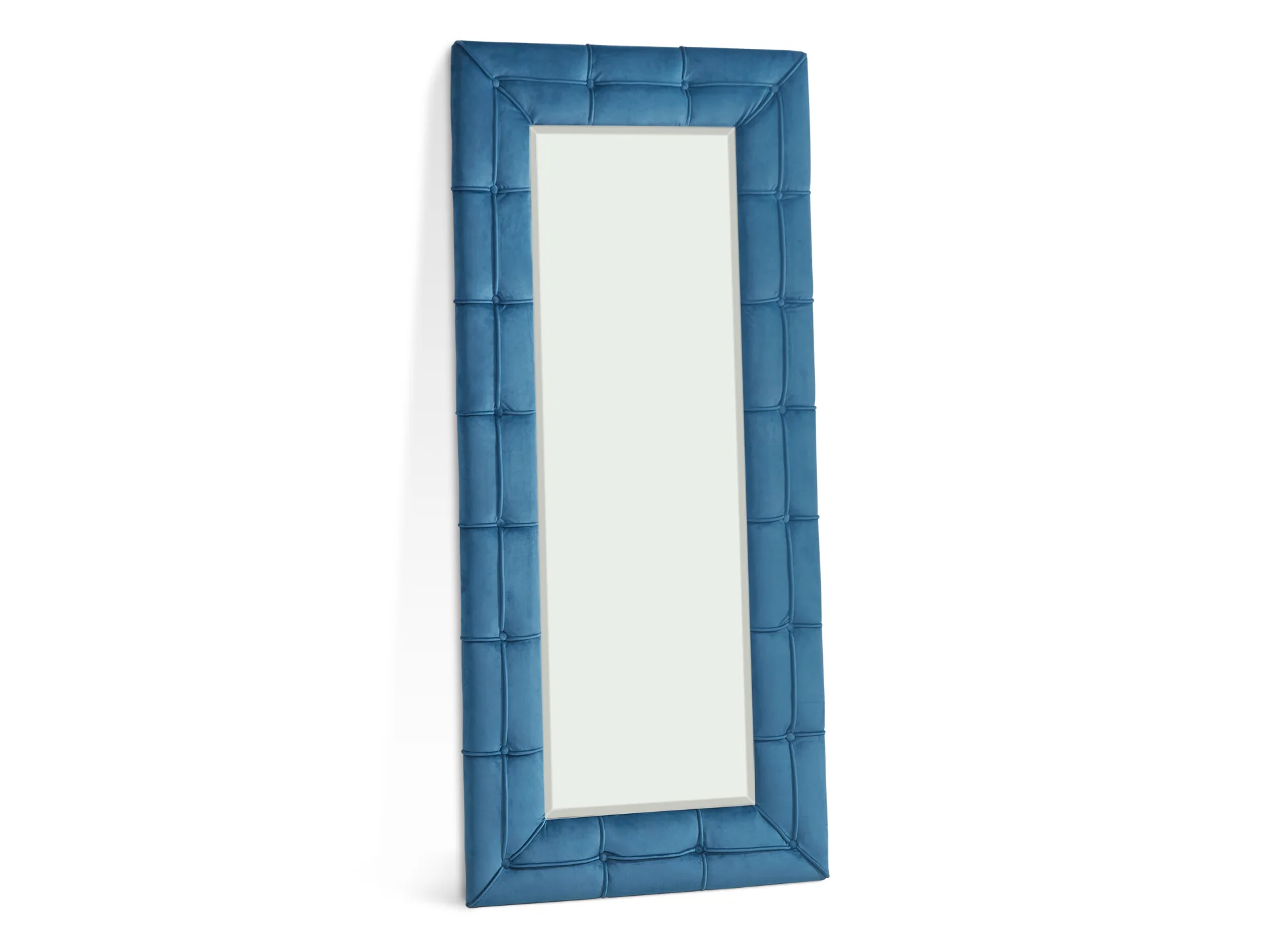 Cukoos Velvet Standing Mirror - Blue - Image 16