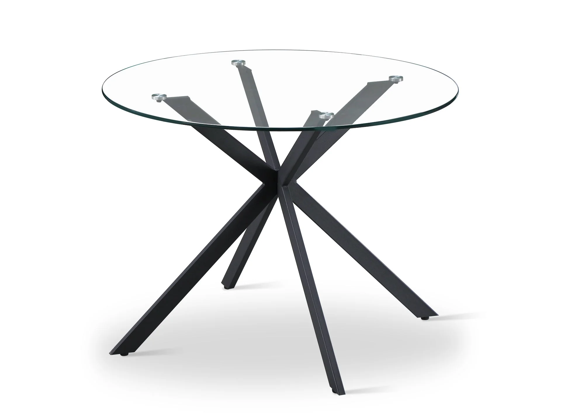 Dale Tempered Glass Round Dining Table 100 X 75cm - Image 5