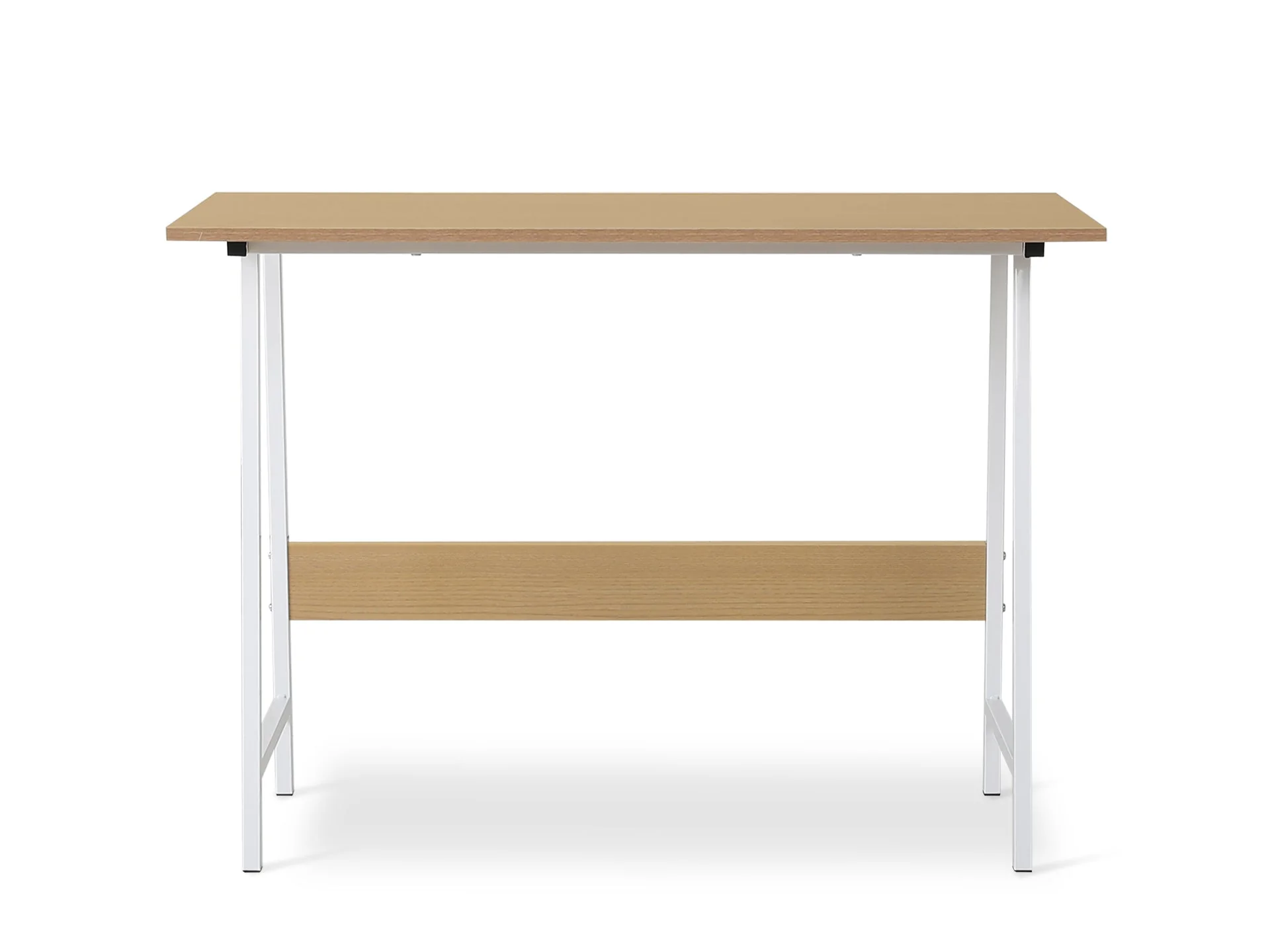 Daniel 100cm Computer Desk - Maple + White - Image 3
