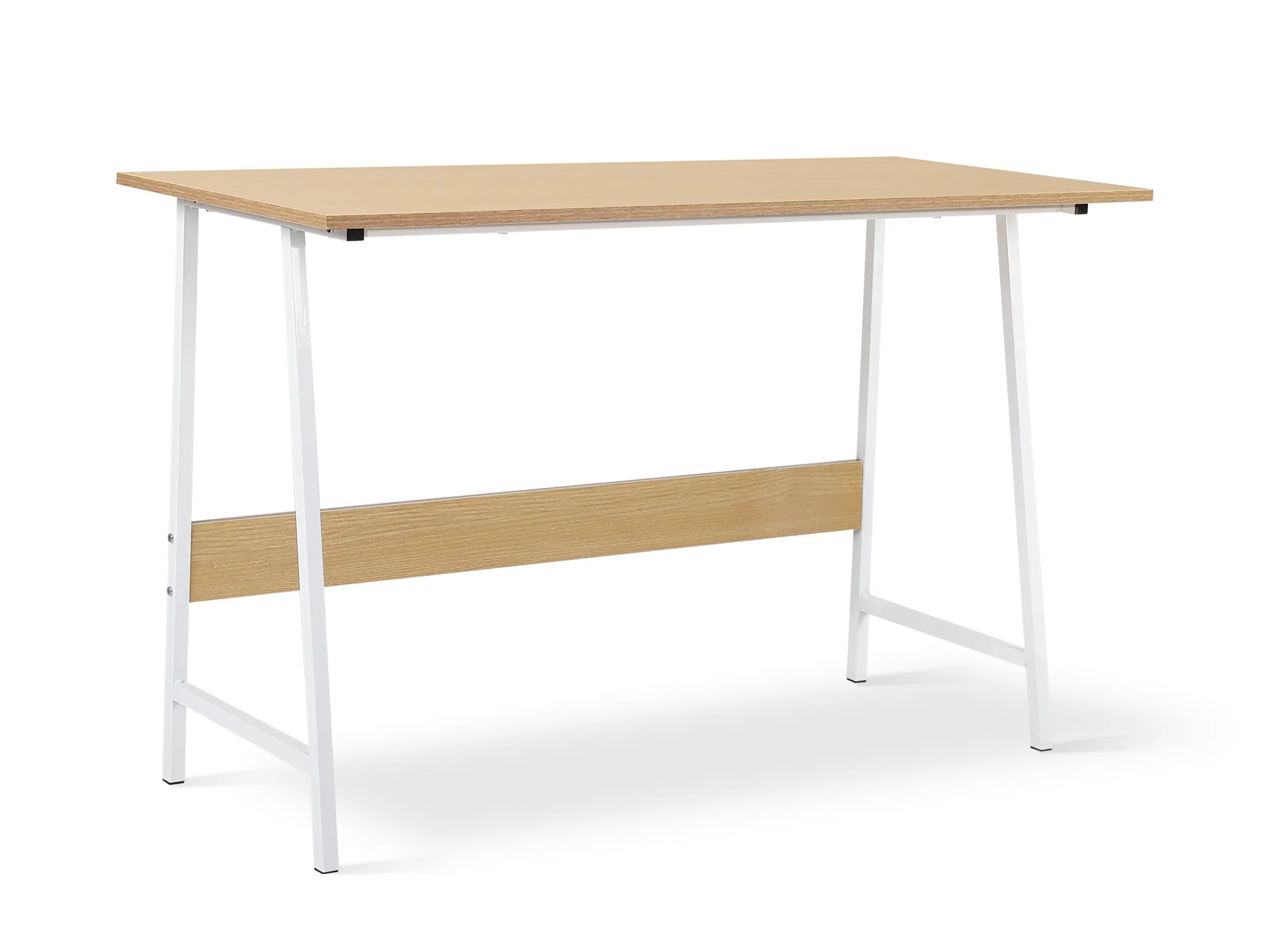 Daniel 120cm Computer Desk - Maple + White - Image 2
