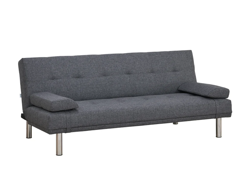 DENVER 3-Seater Sofa Bed GREY - Image 3
