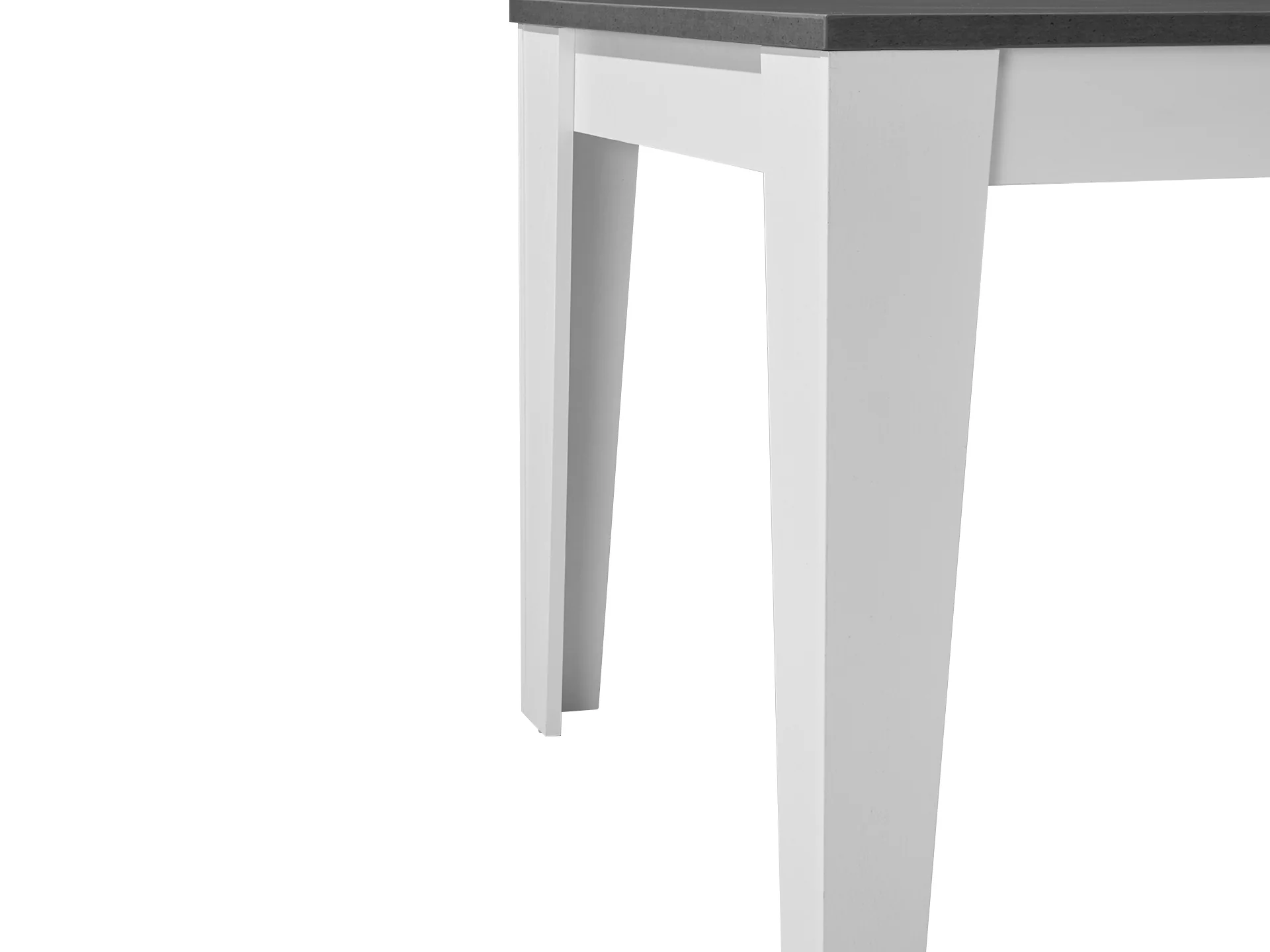 Desta Dining Table Rectangle 160x90cm - White - Image 5