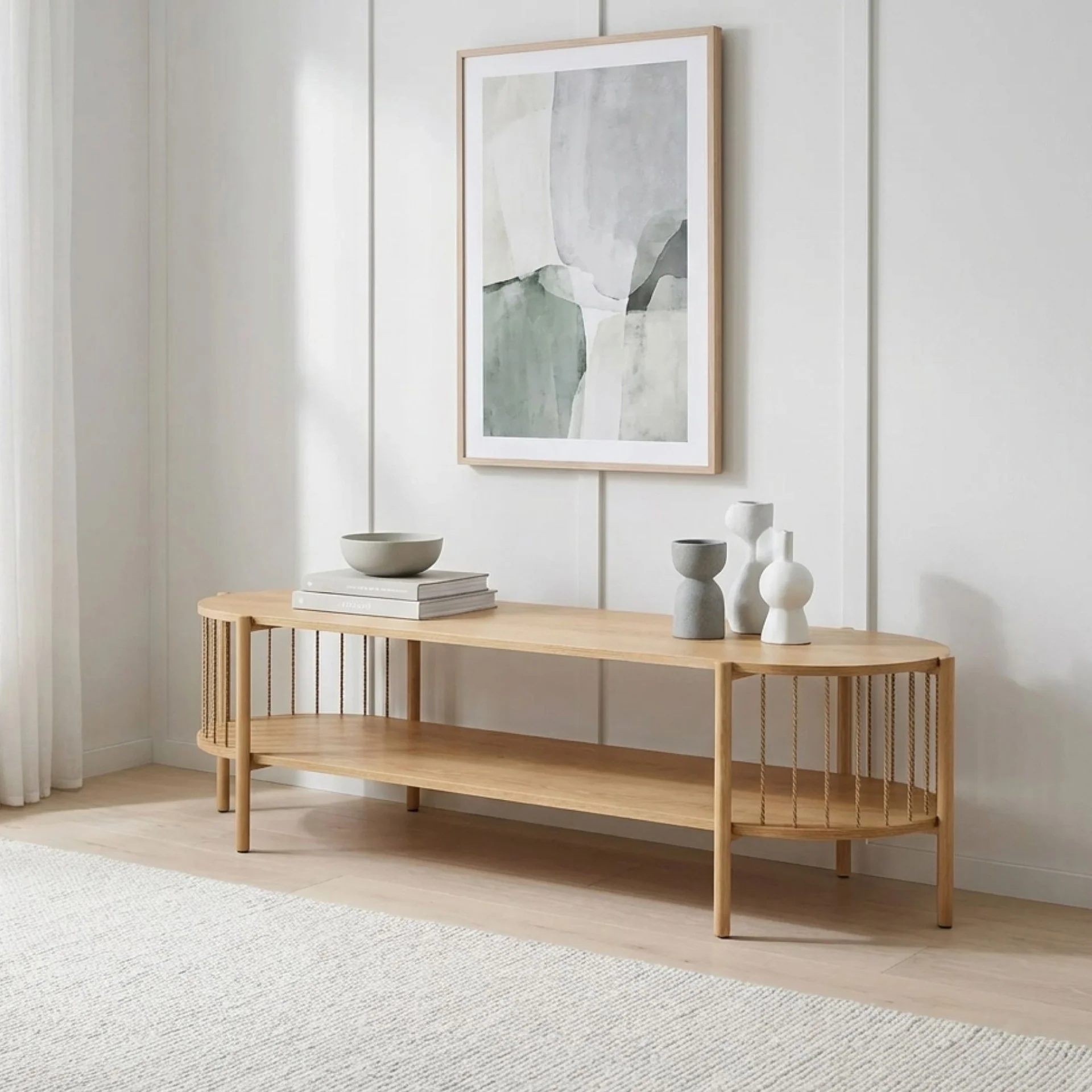 Deven 1.5m Entertainment Unit - Natural - Image 9