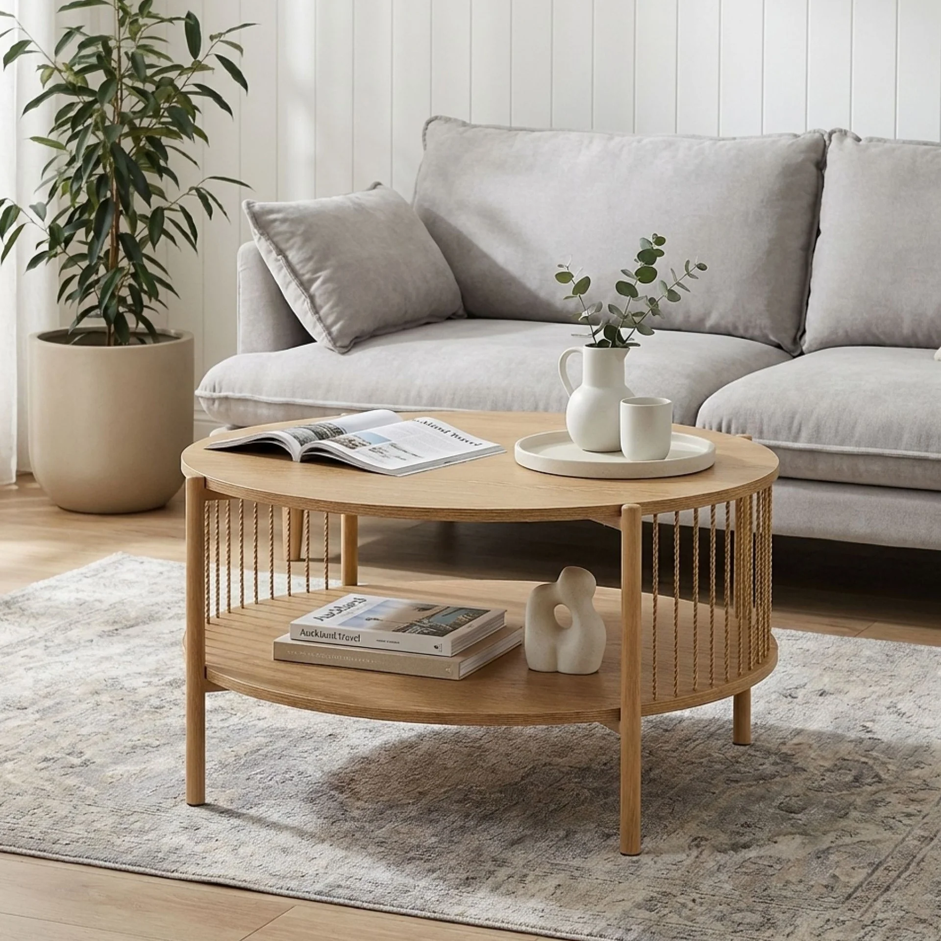 Deven Coffee Table - Natural - Image 6