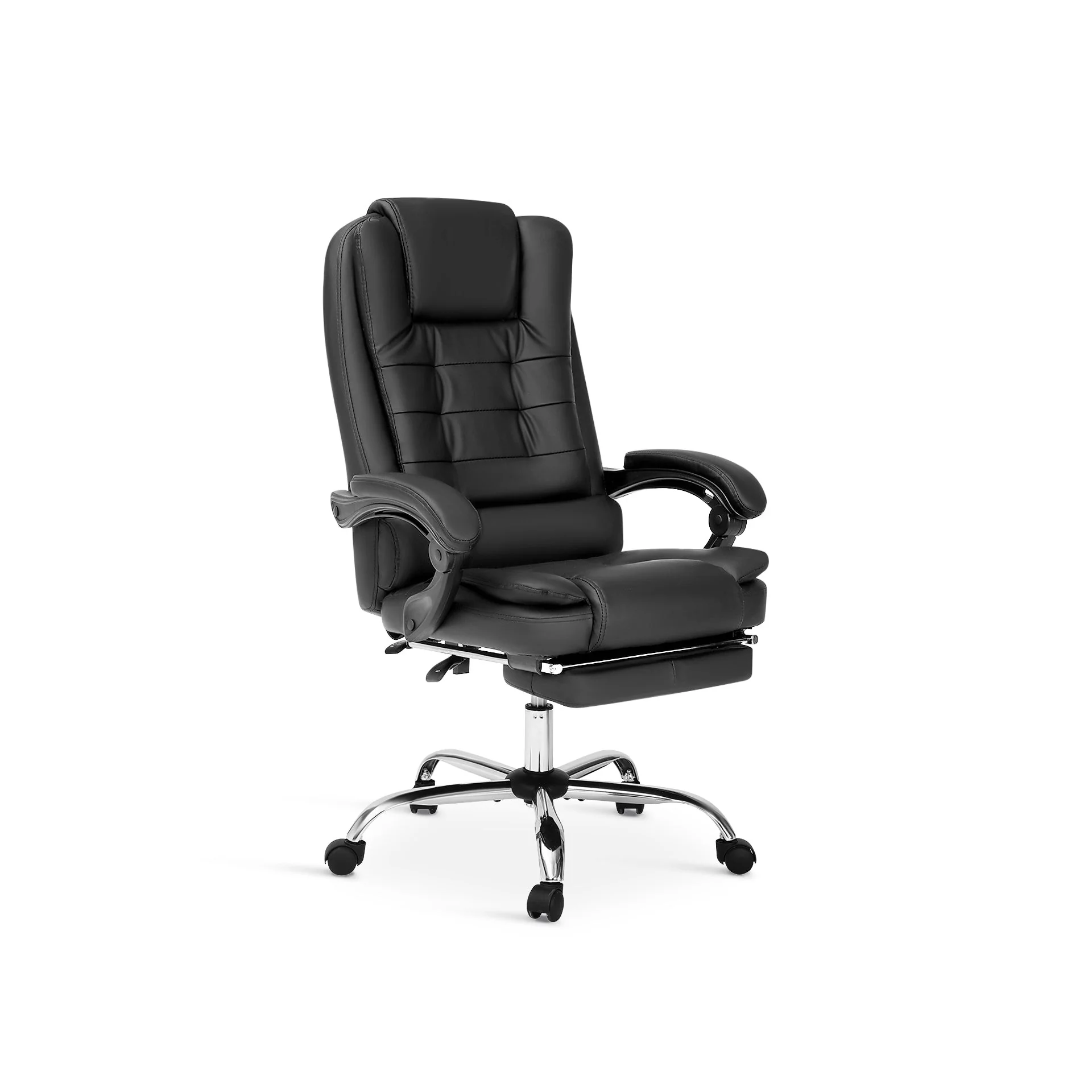 Dois Office Chair with Footrest - Black - Image 3