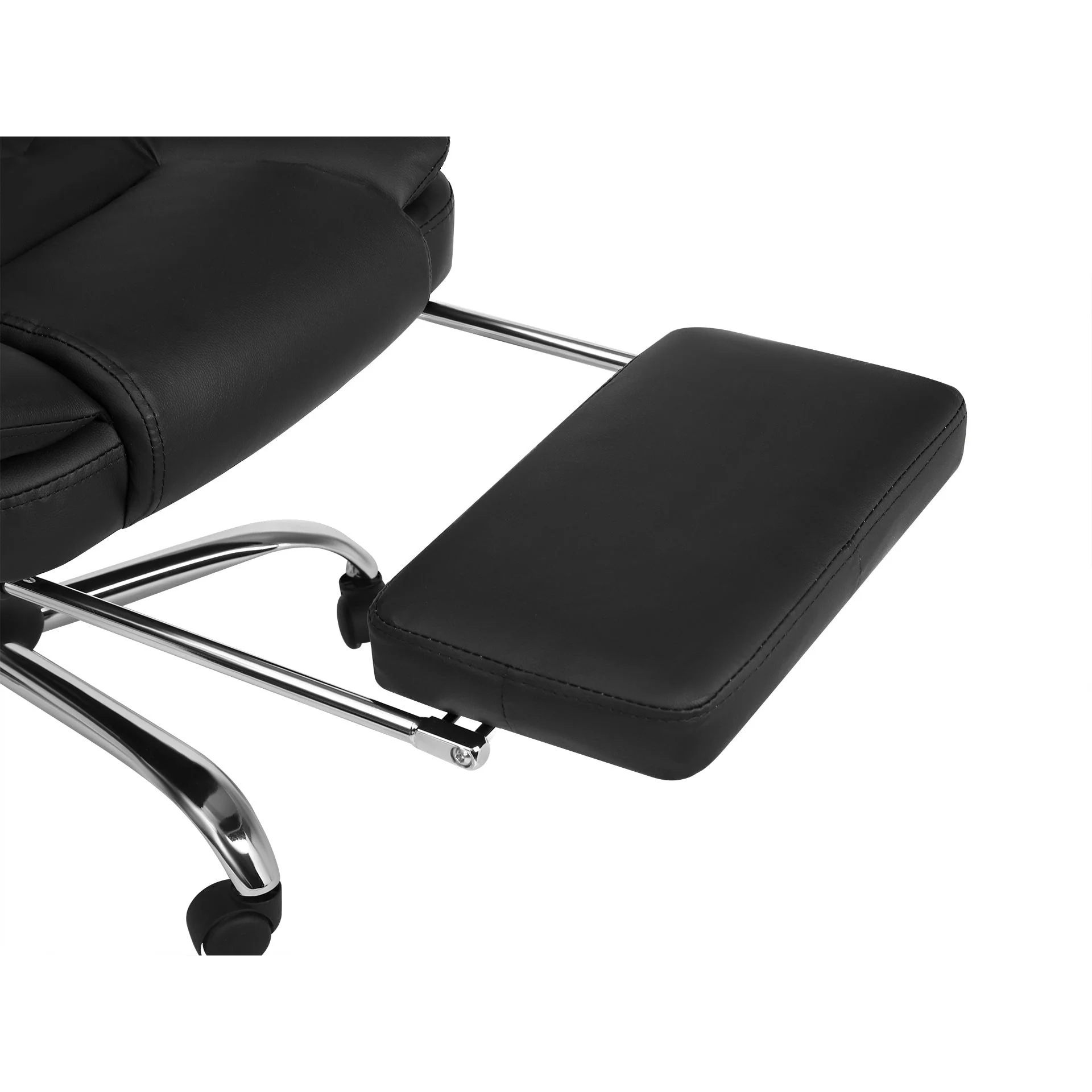 Dois Office Chair with Footrest - Black - Image 9