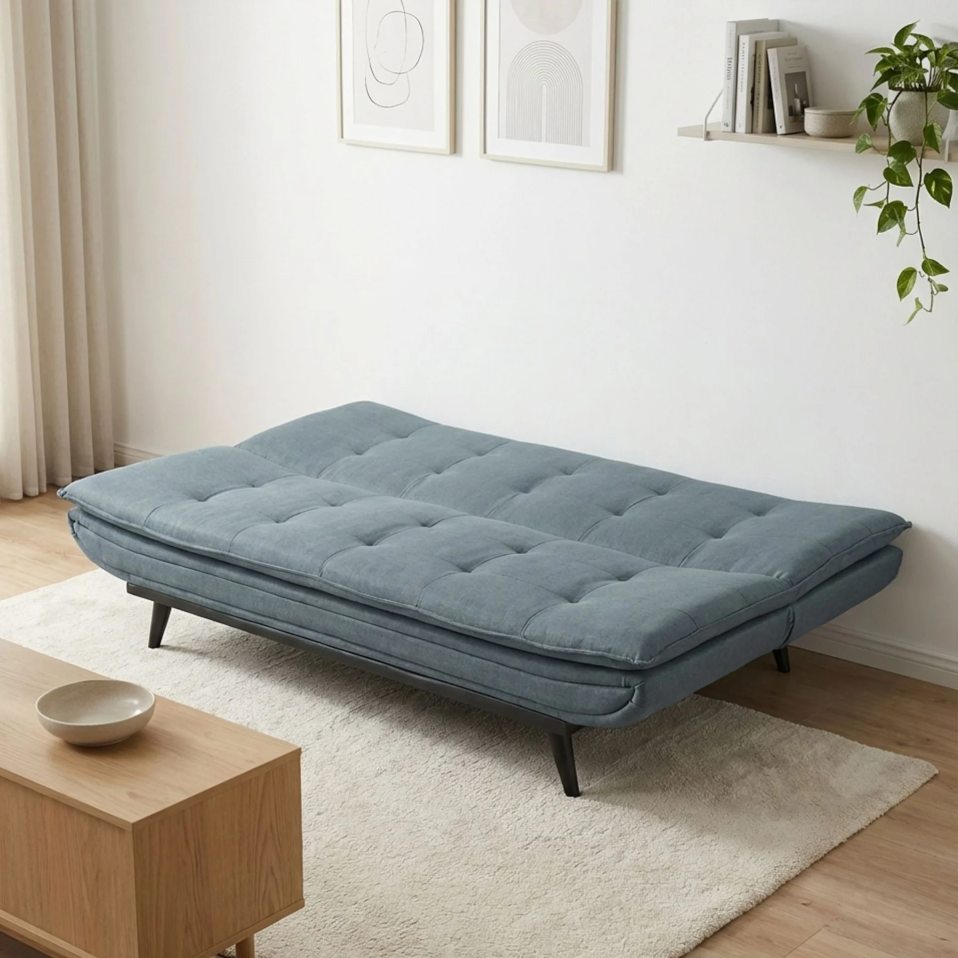 Dorking 3 Seater Sofa Bed - Anthracite Grey - Image 8