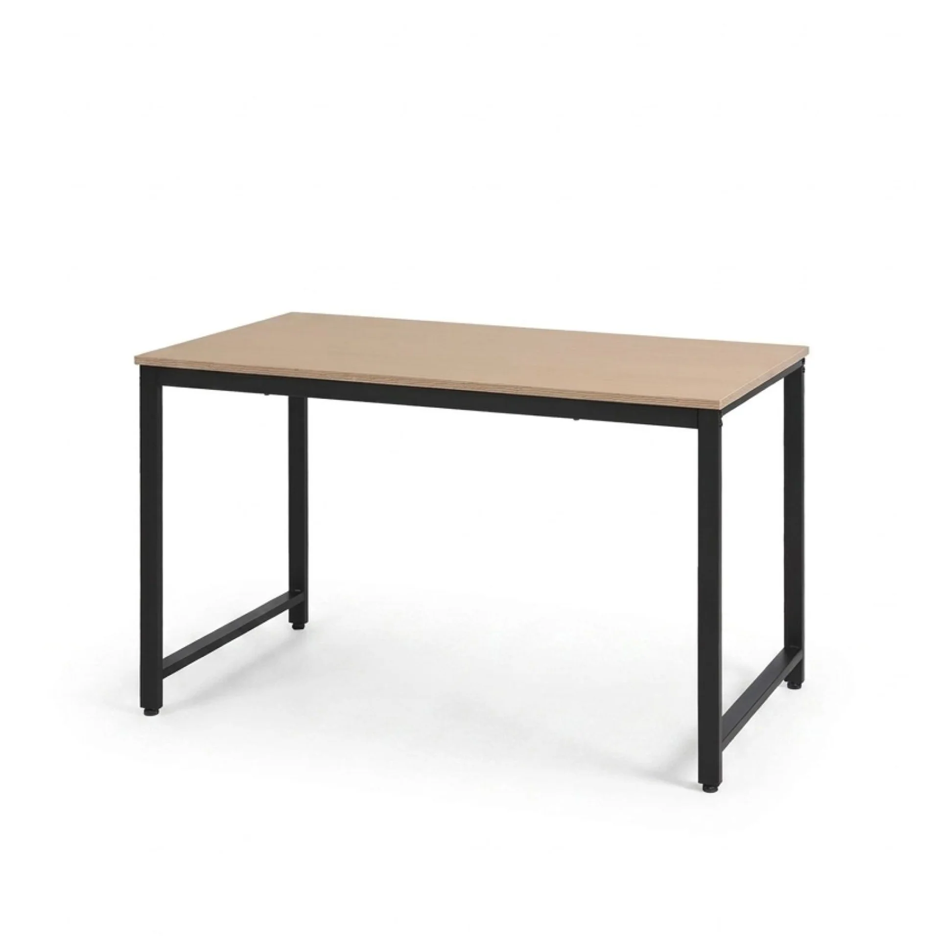 Easton 120cm Computer Desk - Natural + Black - Image 5