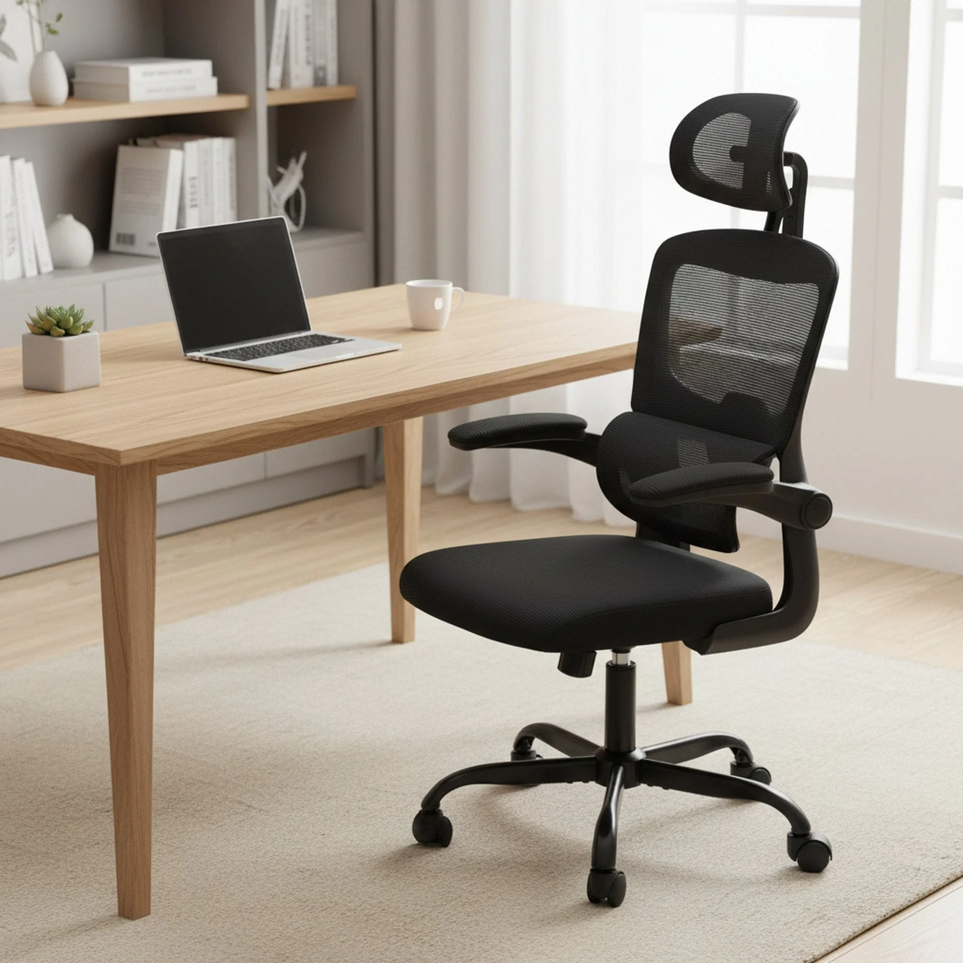 Edison Office Chair - Black - Image 4