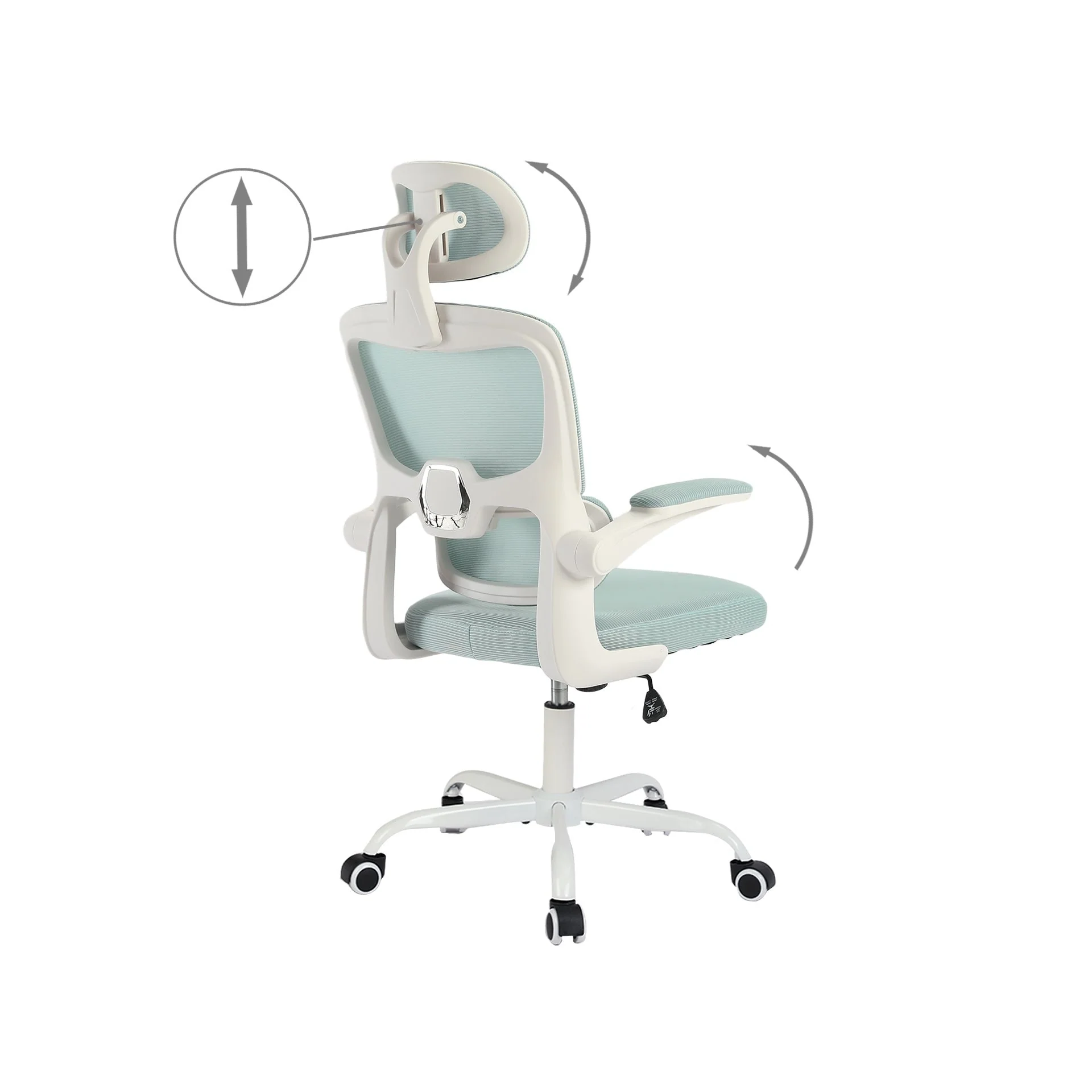 Edison Office Chair - Blue - Image 16