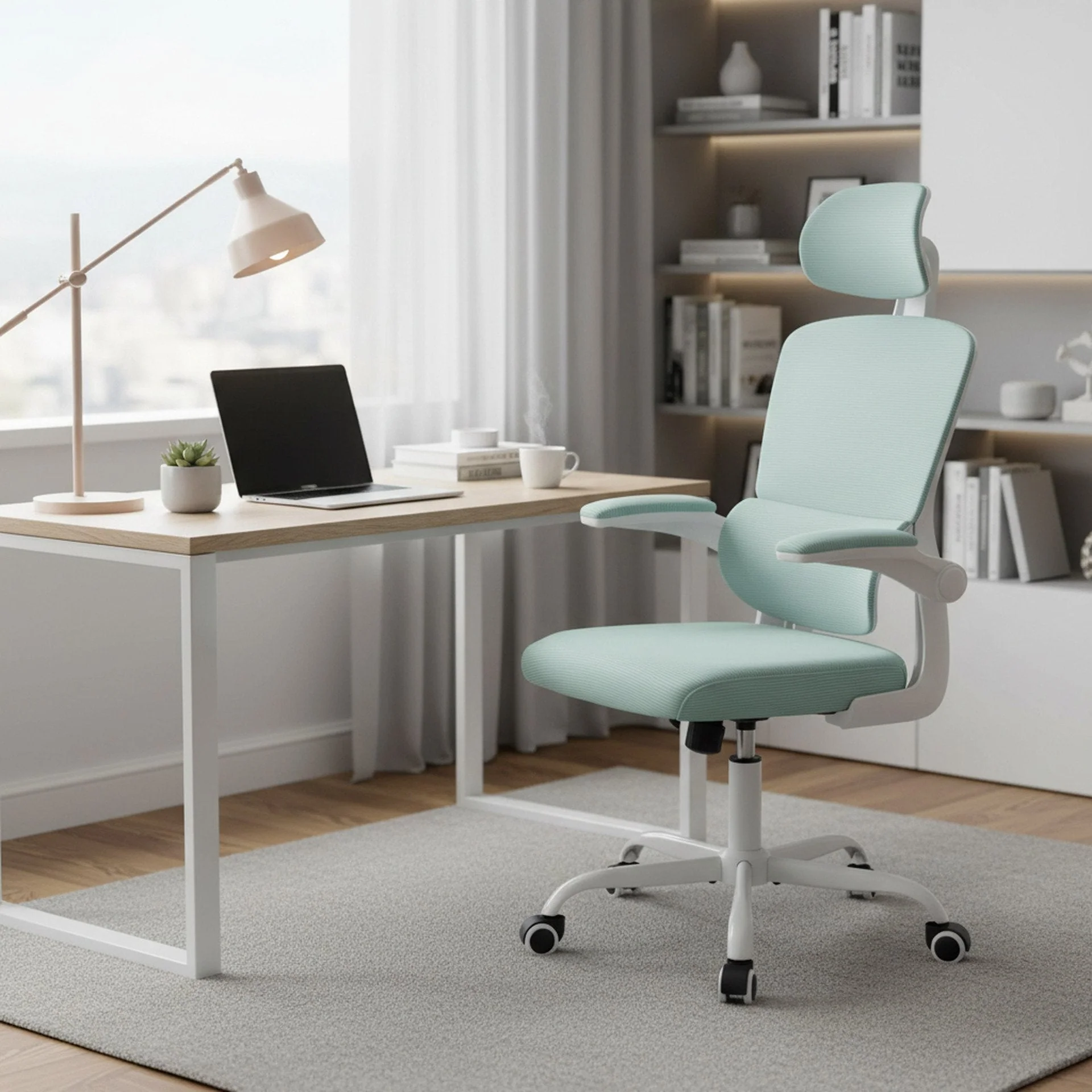 Edison Office Chair - Blue - Image 2