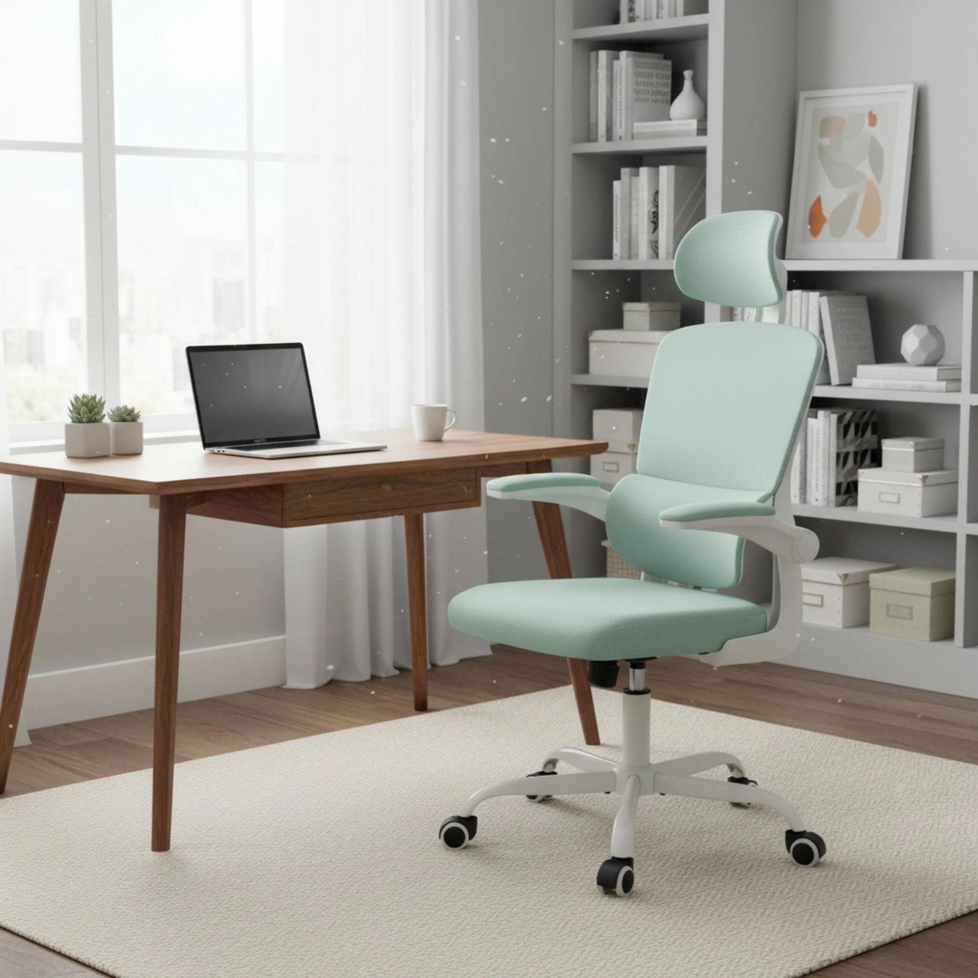 Edison Office Chair - Blue - Image 3