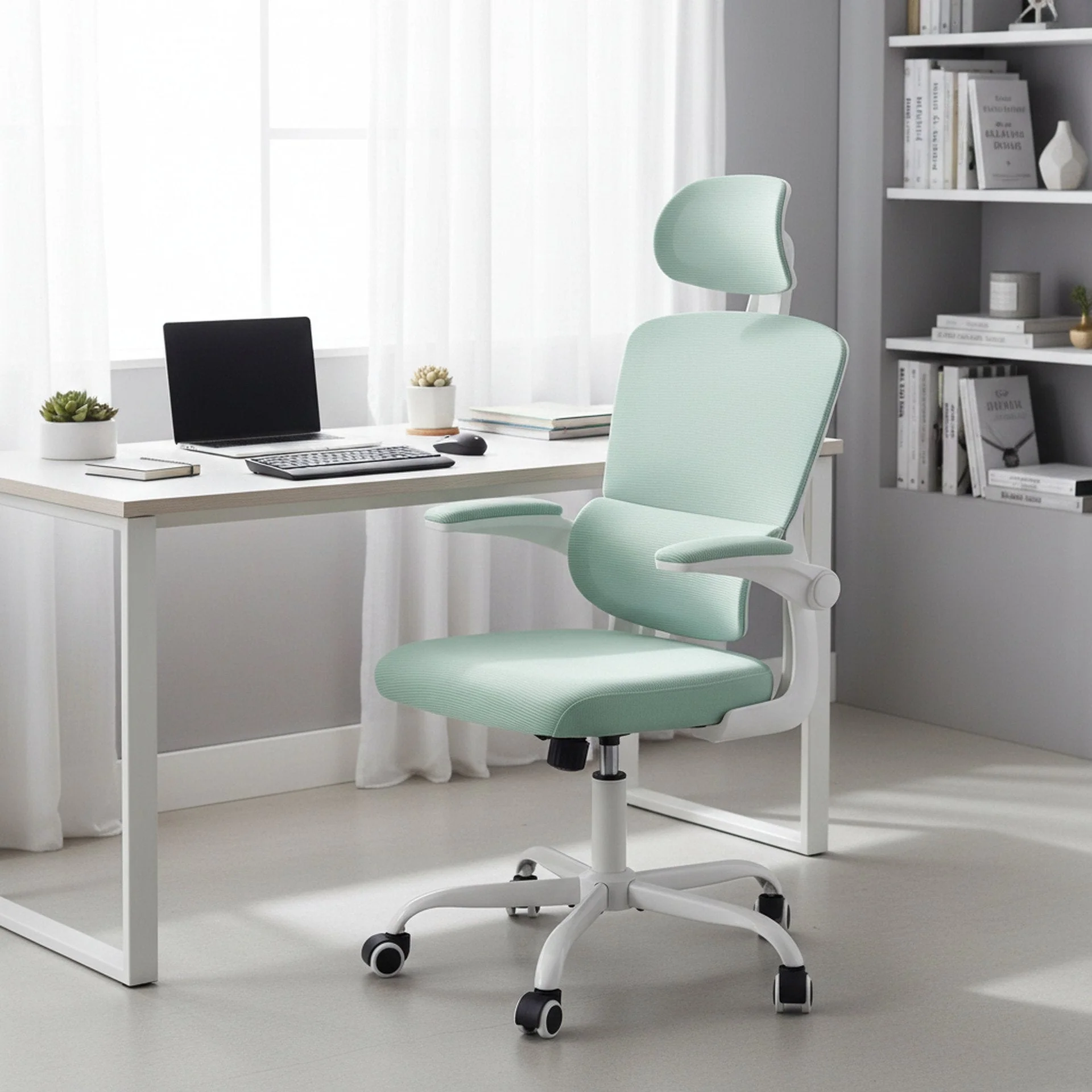 Edison Office Chair - Blue - Image 4