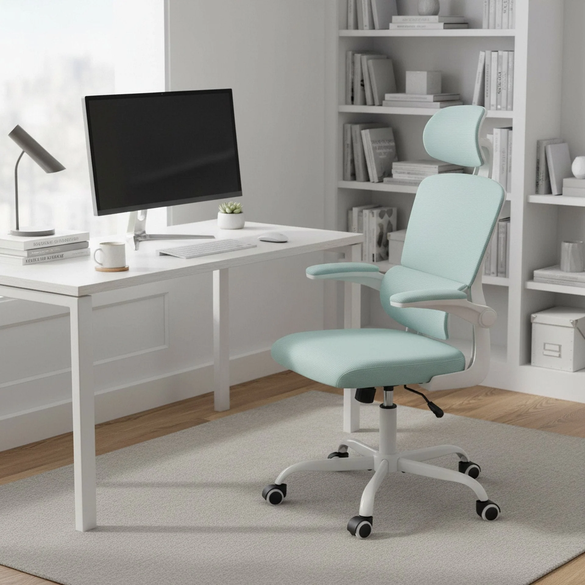 Edison Office Chair - Blue - Image 5