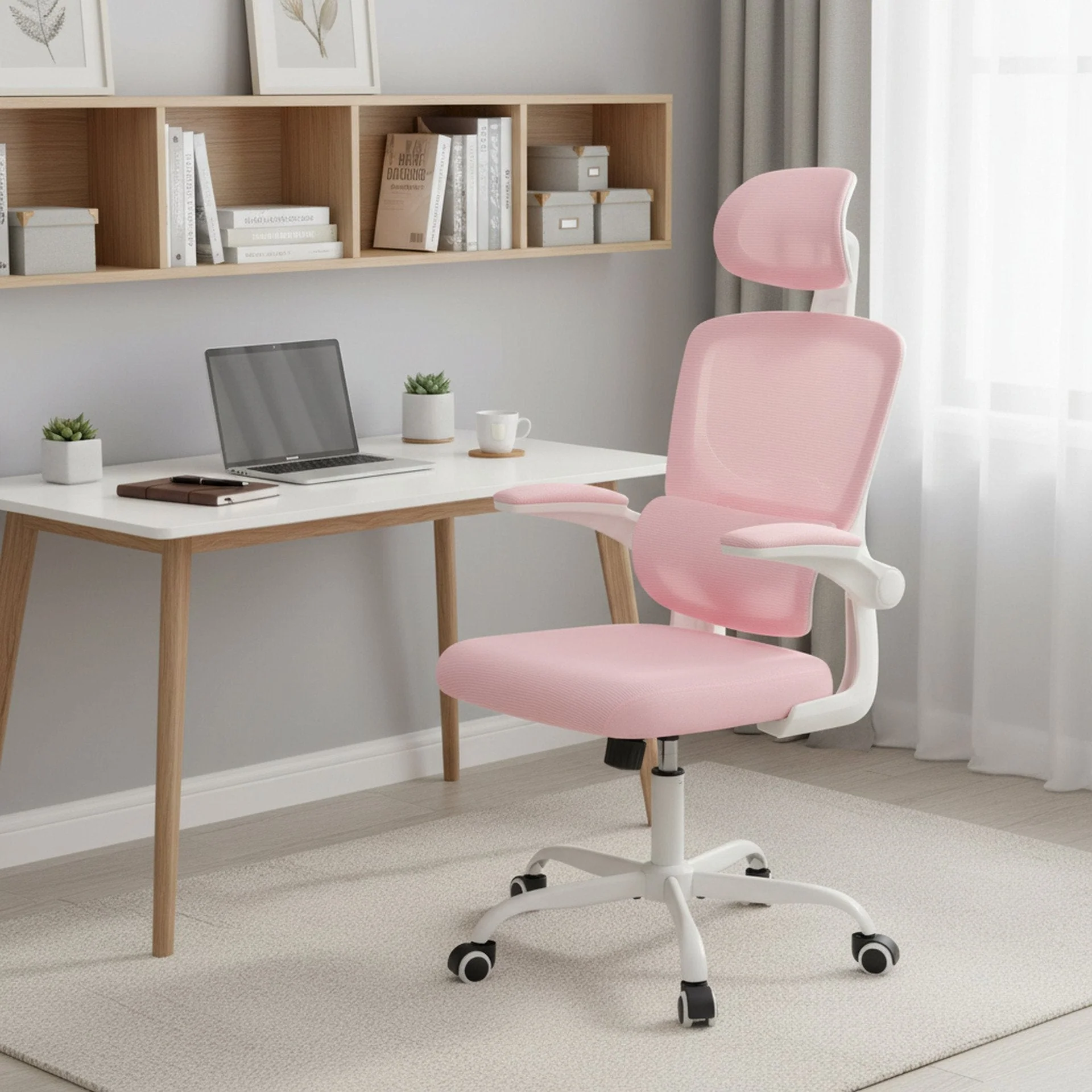 Edison Office Chair - Pink - Image 5