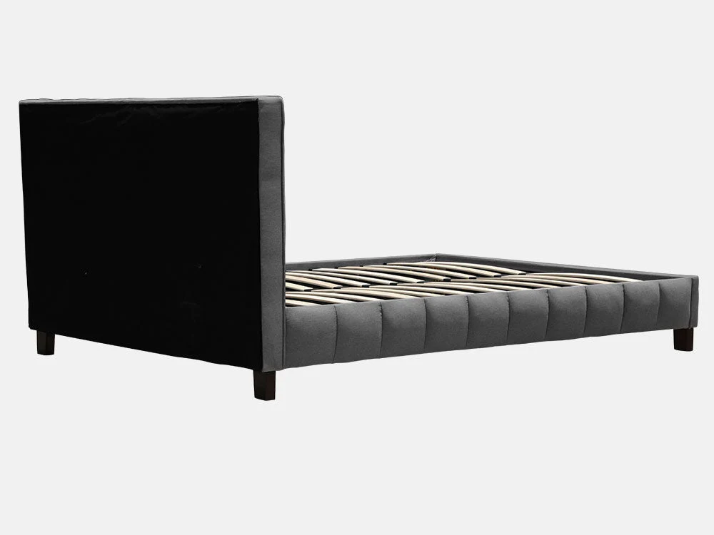 EIGER Queen Bed - DARK GREY - Image 6