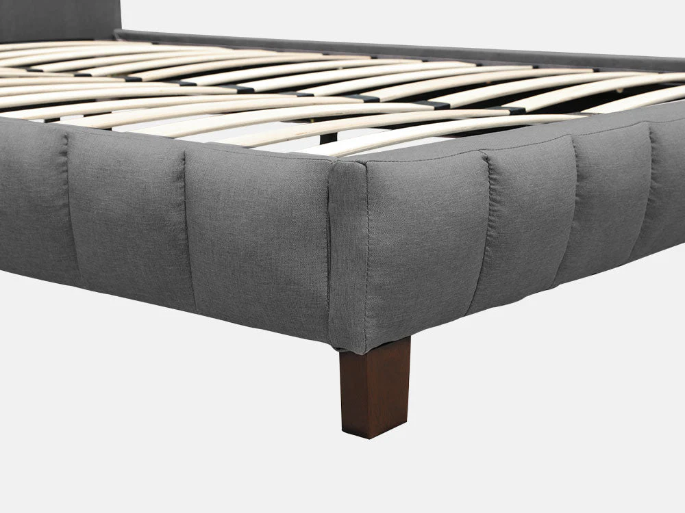 EIGER Queen Bed - DARK GREY - Image 7