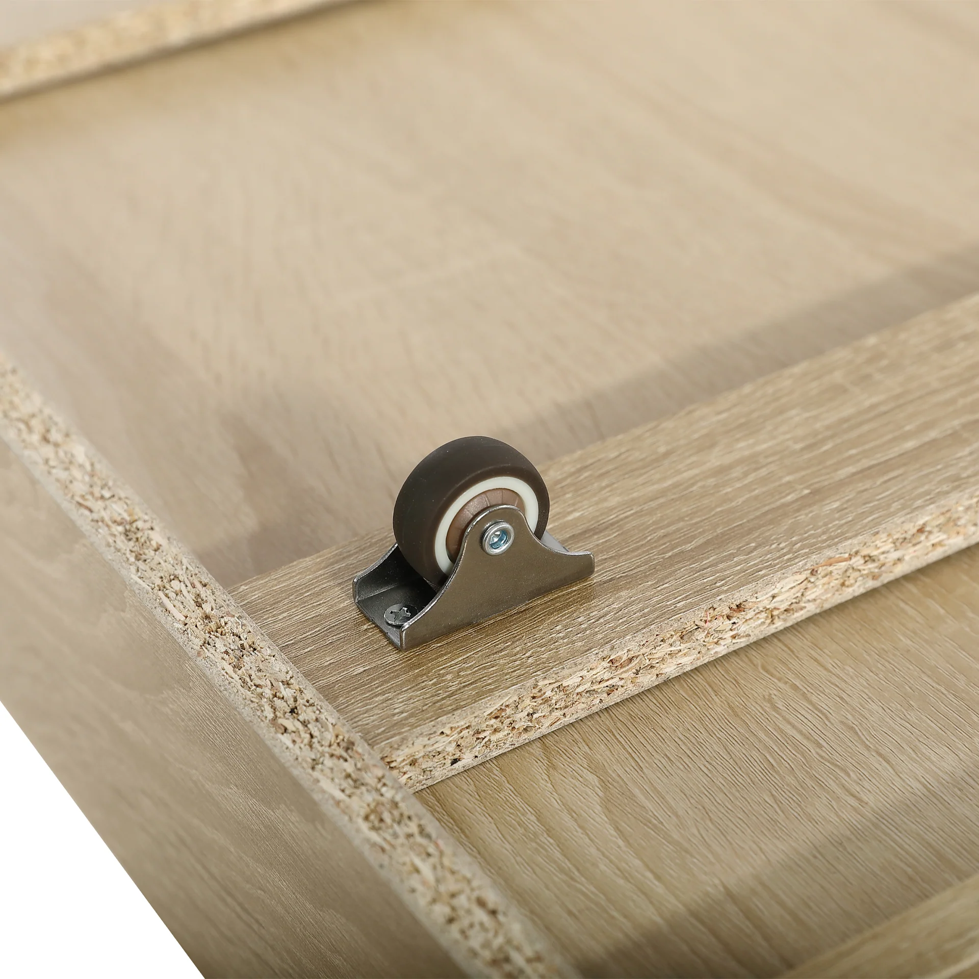 Elda Queen Bed Frame with USB Port & Drawers - Natural - Image 15