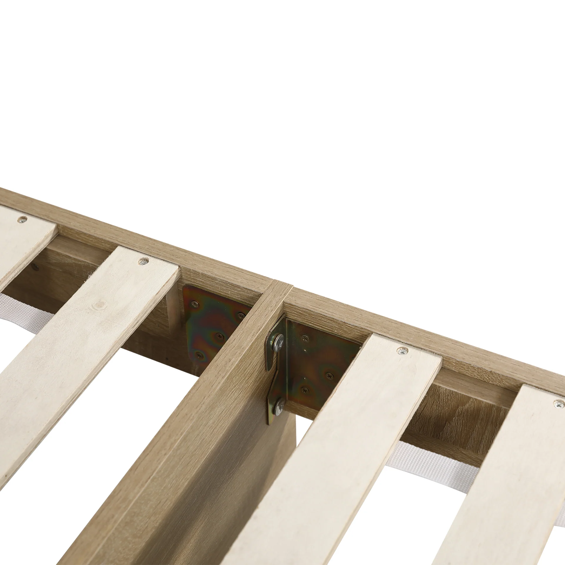 Elda Super King Bed Frame with USB Port & Drawers - Natural - Image 15