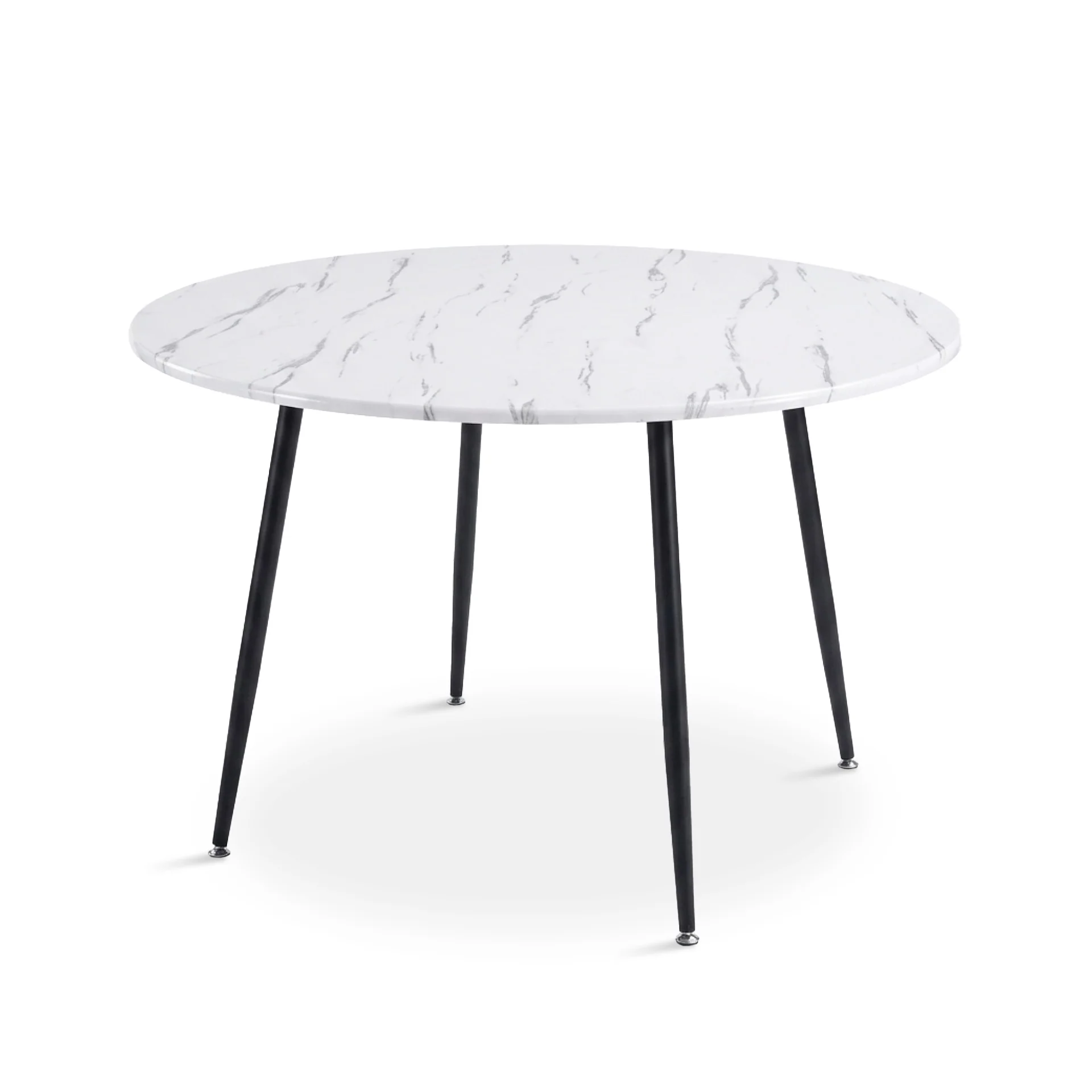 Elijah 120cm Round Dining Table - Marble - Image 12
