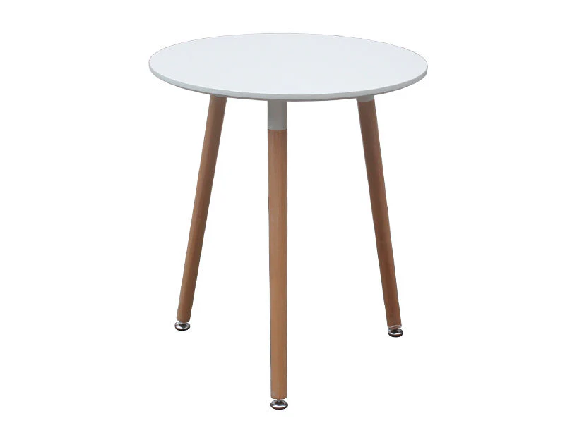 FINLEY Dining Table Round 60x70cm - WHITE - Image 3