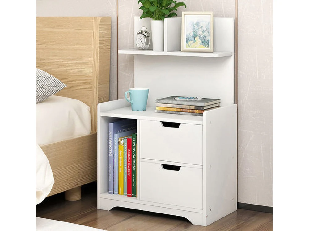 FINN Bedside Table - WHITE