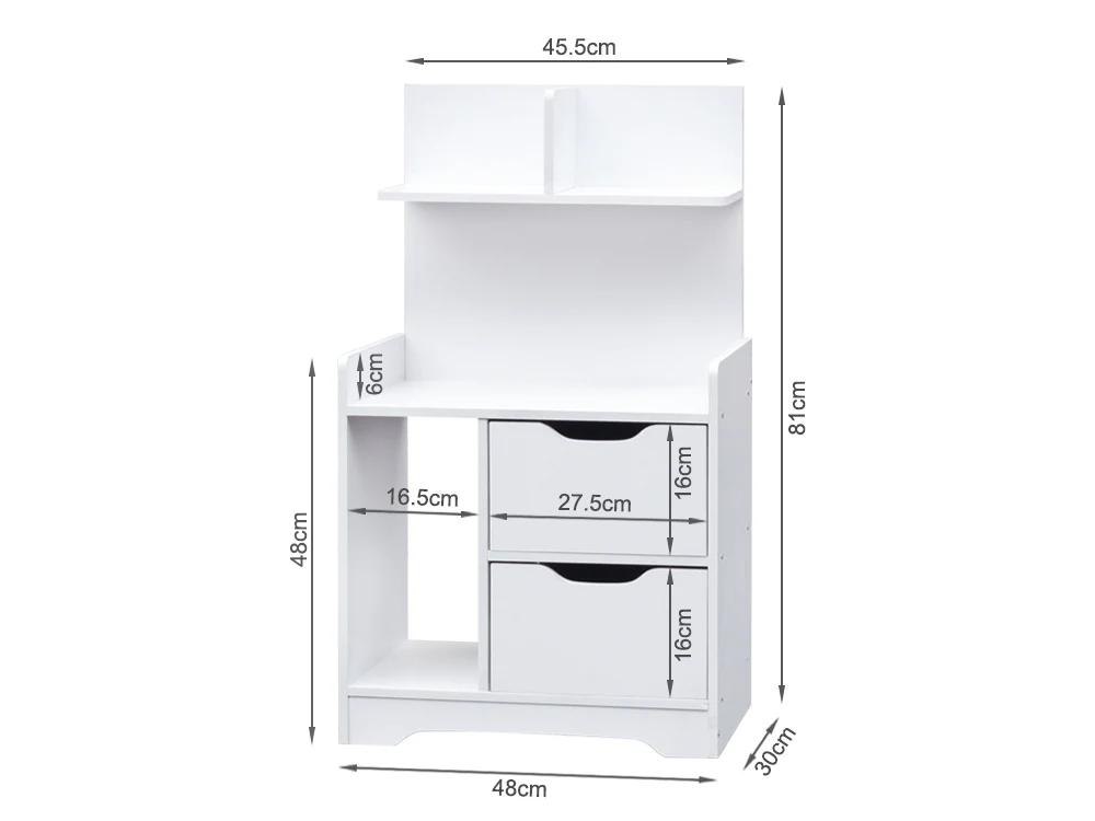 FINN Bedside Table - WHITE - Image 7