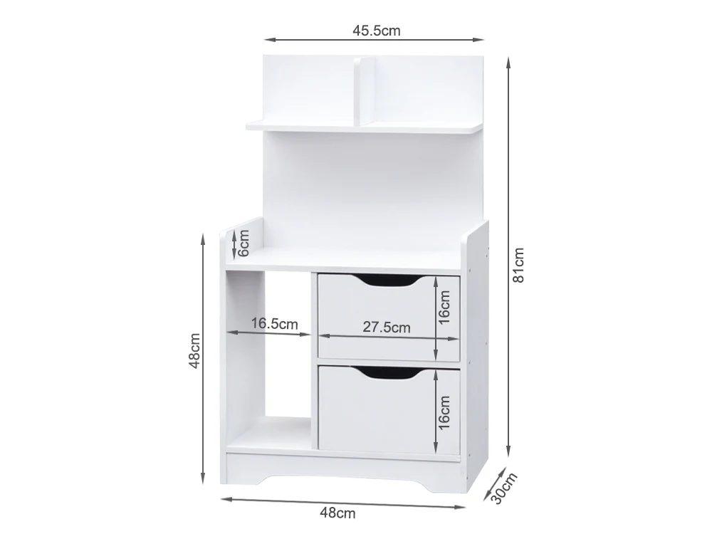 FINN Bedside Table - WHITE - Image 9