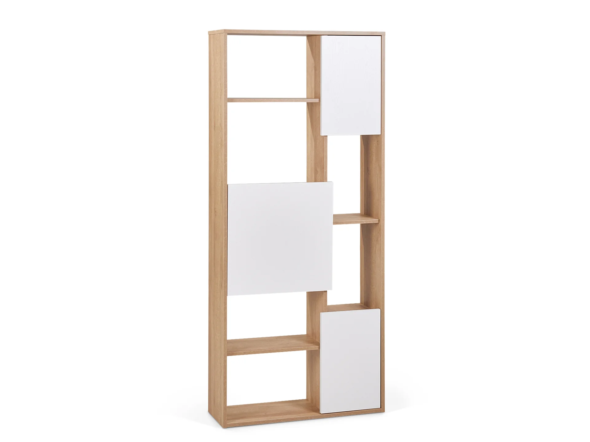 Flynn Wooden Bookshelf - Oak - Image 2