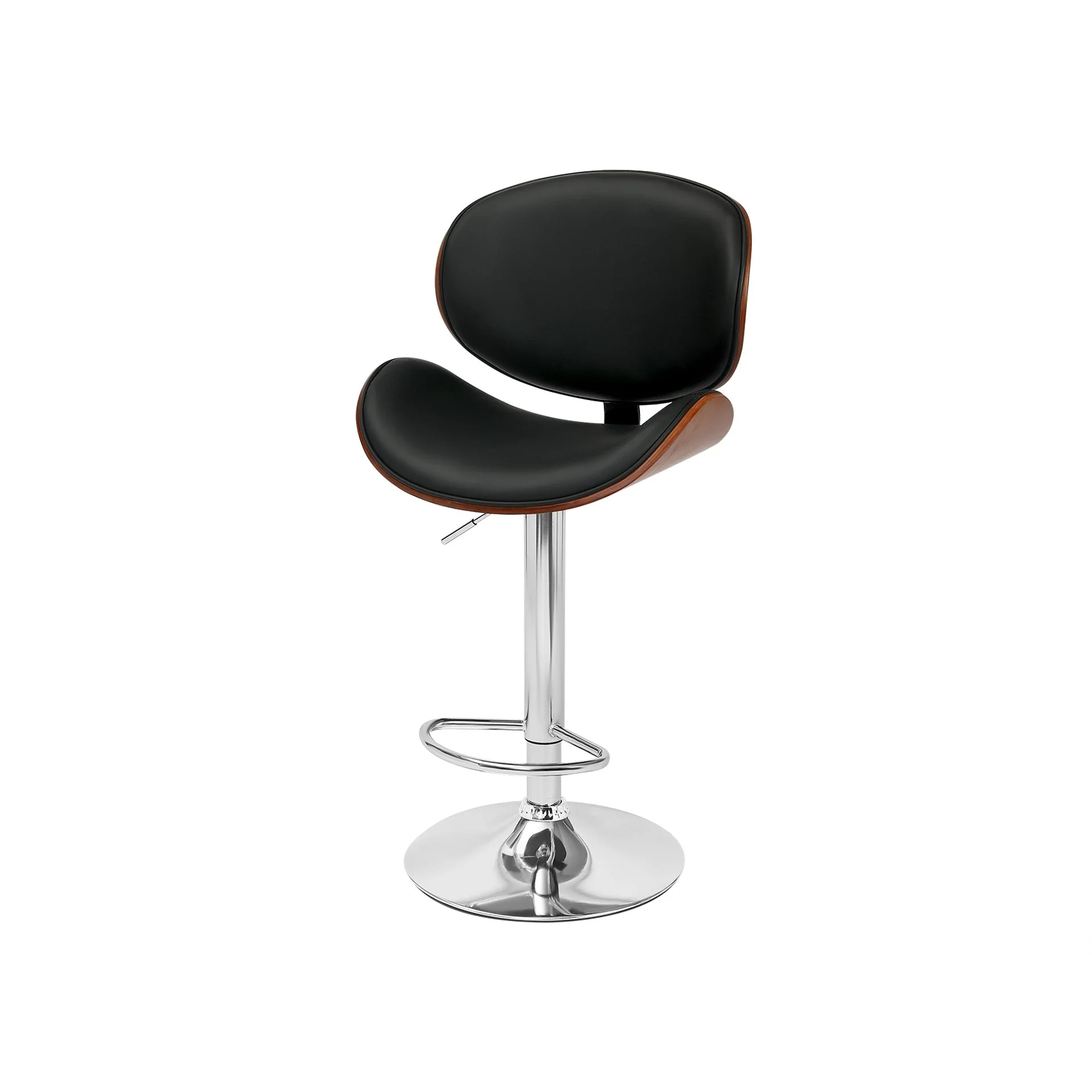 Foti Swivel Bar Stool - Black - Image 10