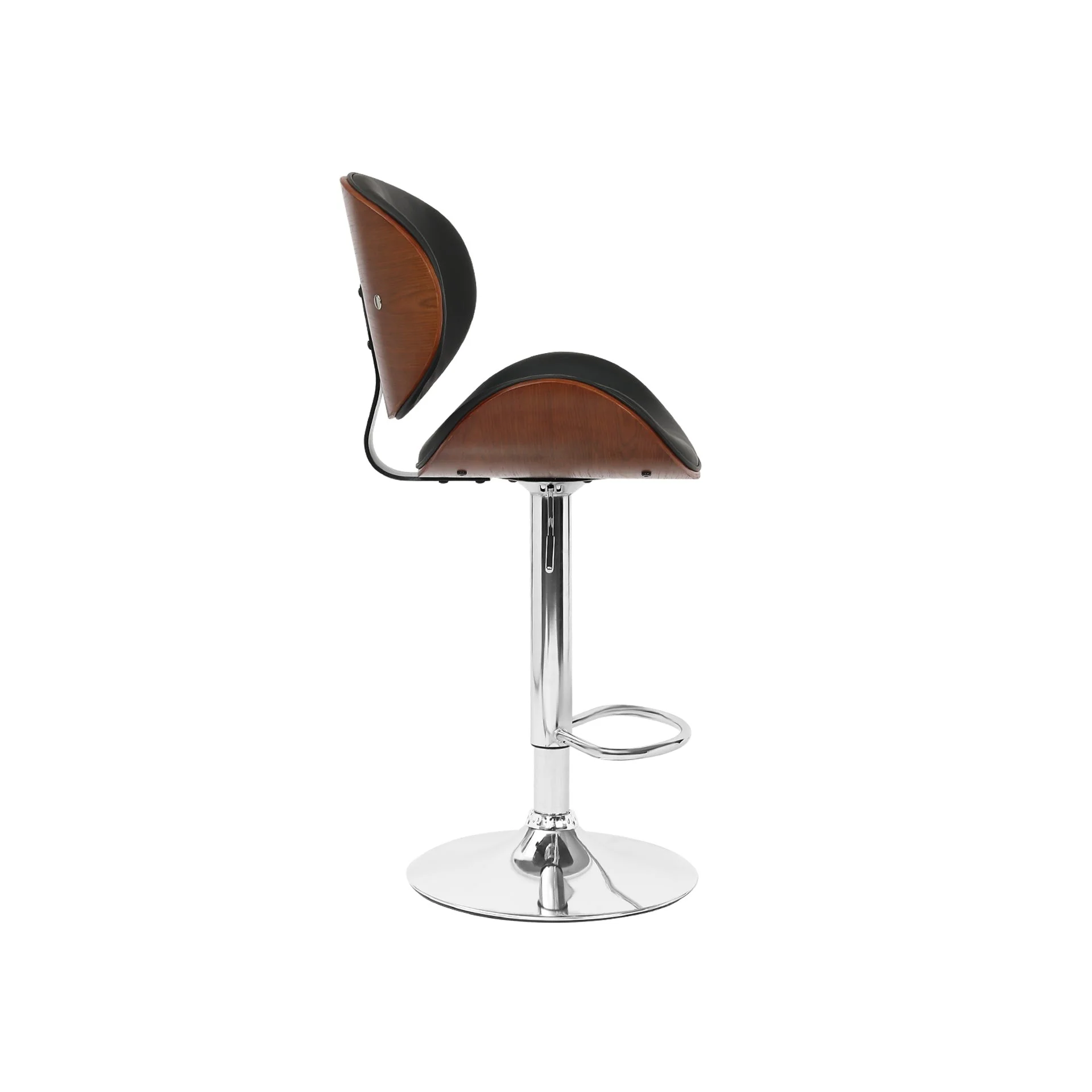 Foti Swivel Bar Stool - Black - Image 11