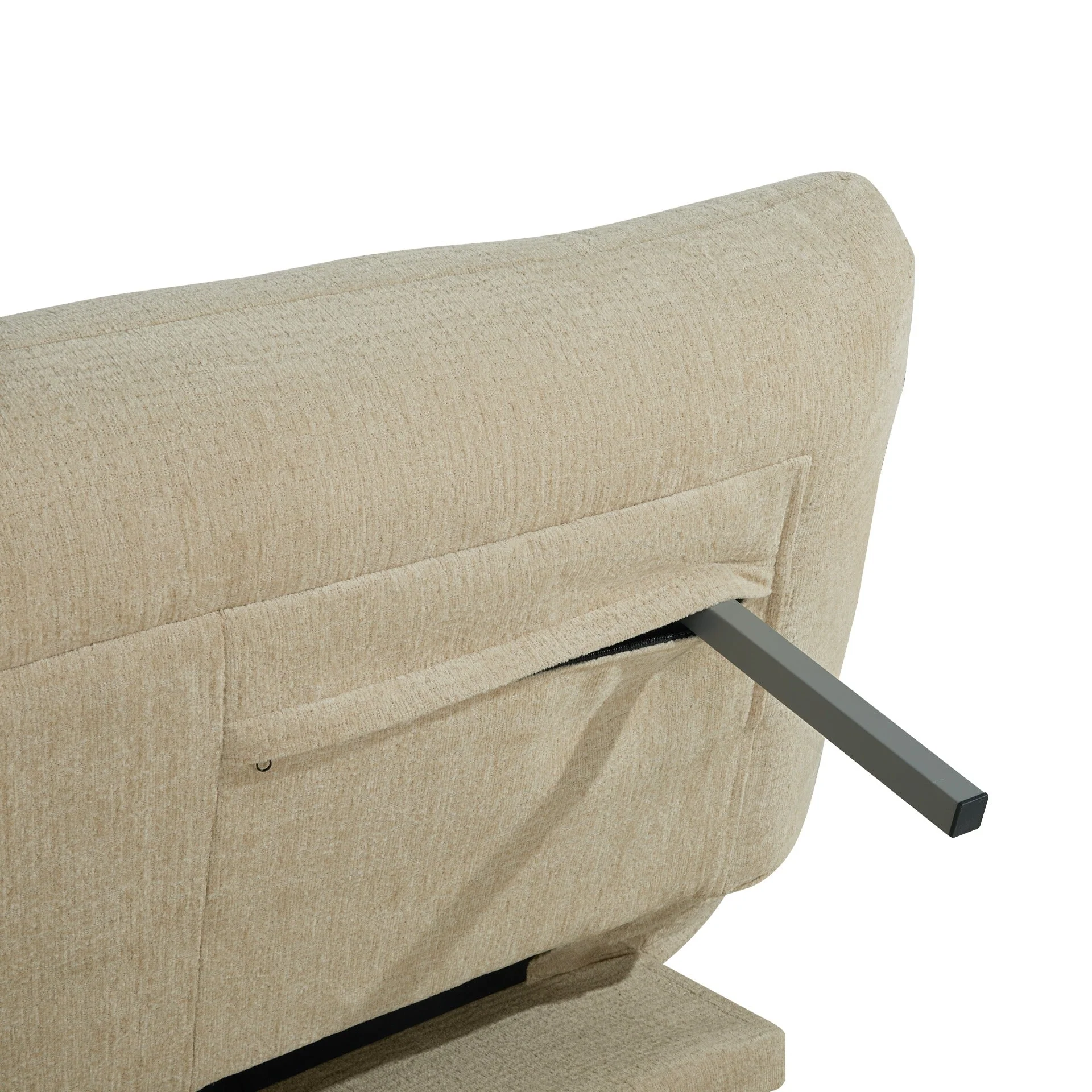 Fowey 3 Seater Sofa Bed - Taupe - Image 13