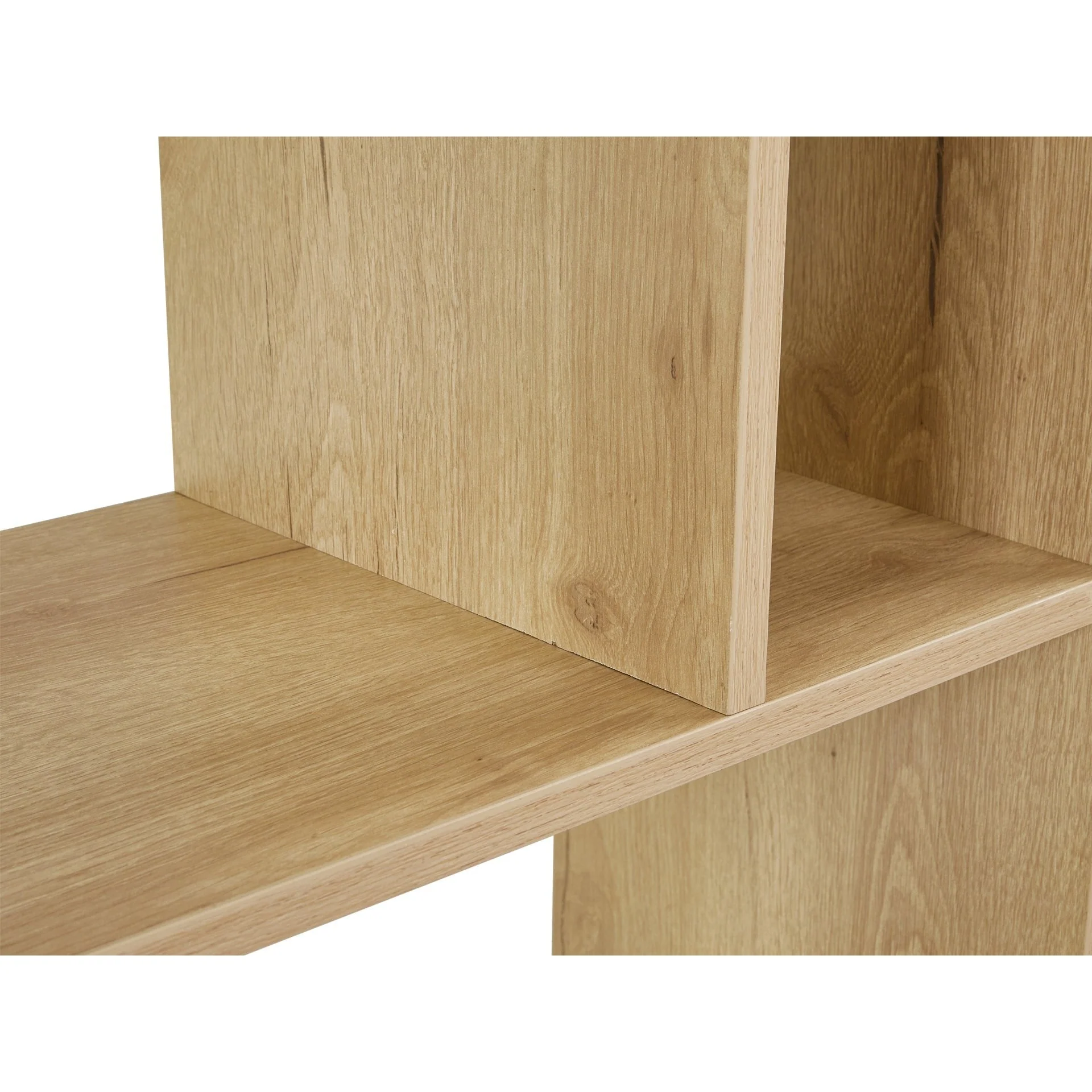 Frohna Bookshelf Display Shelf Bookcase Stand Rack - Oak - Image 8