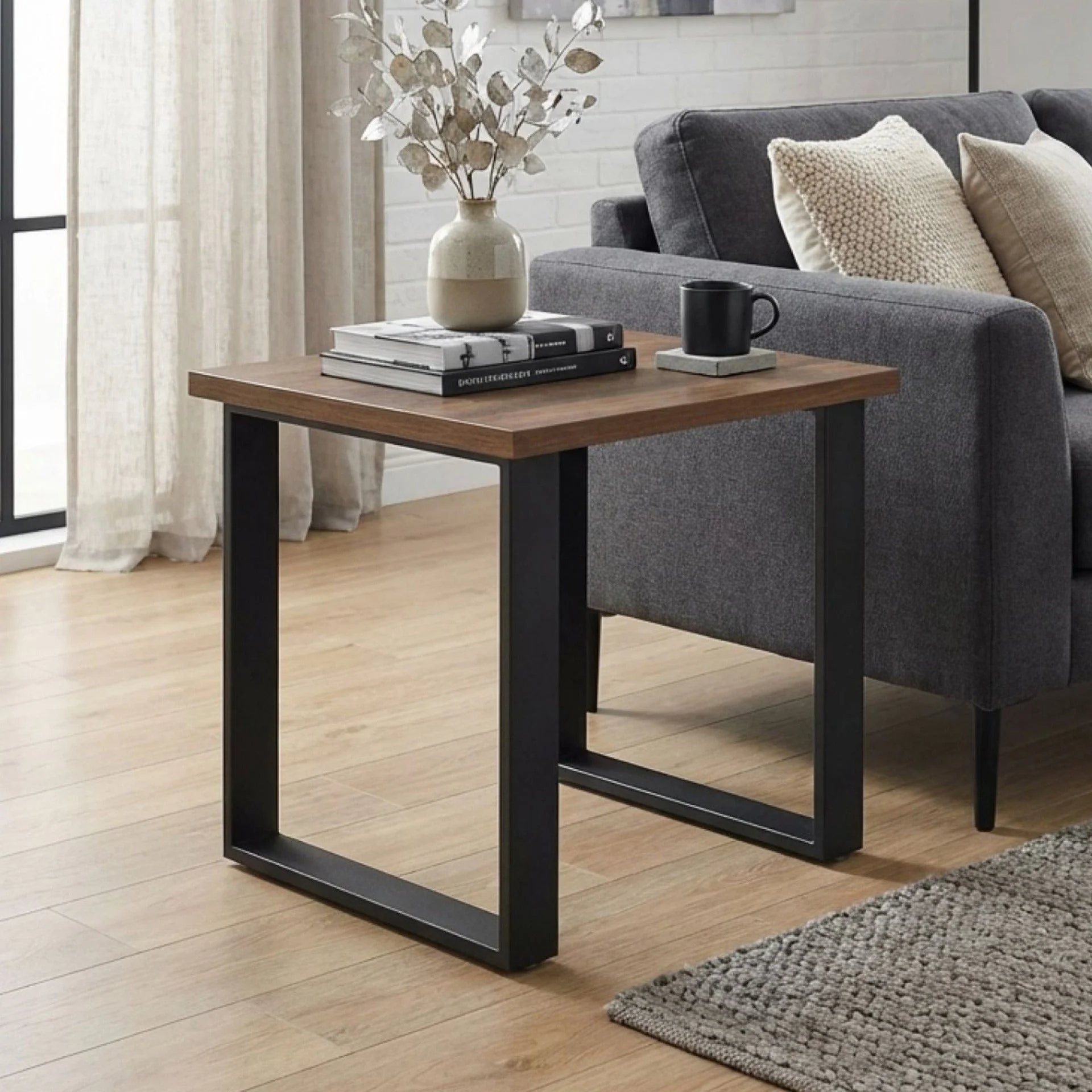 Frohna Square Coffee Table - Walnut - Image 2