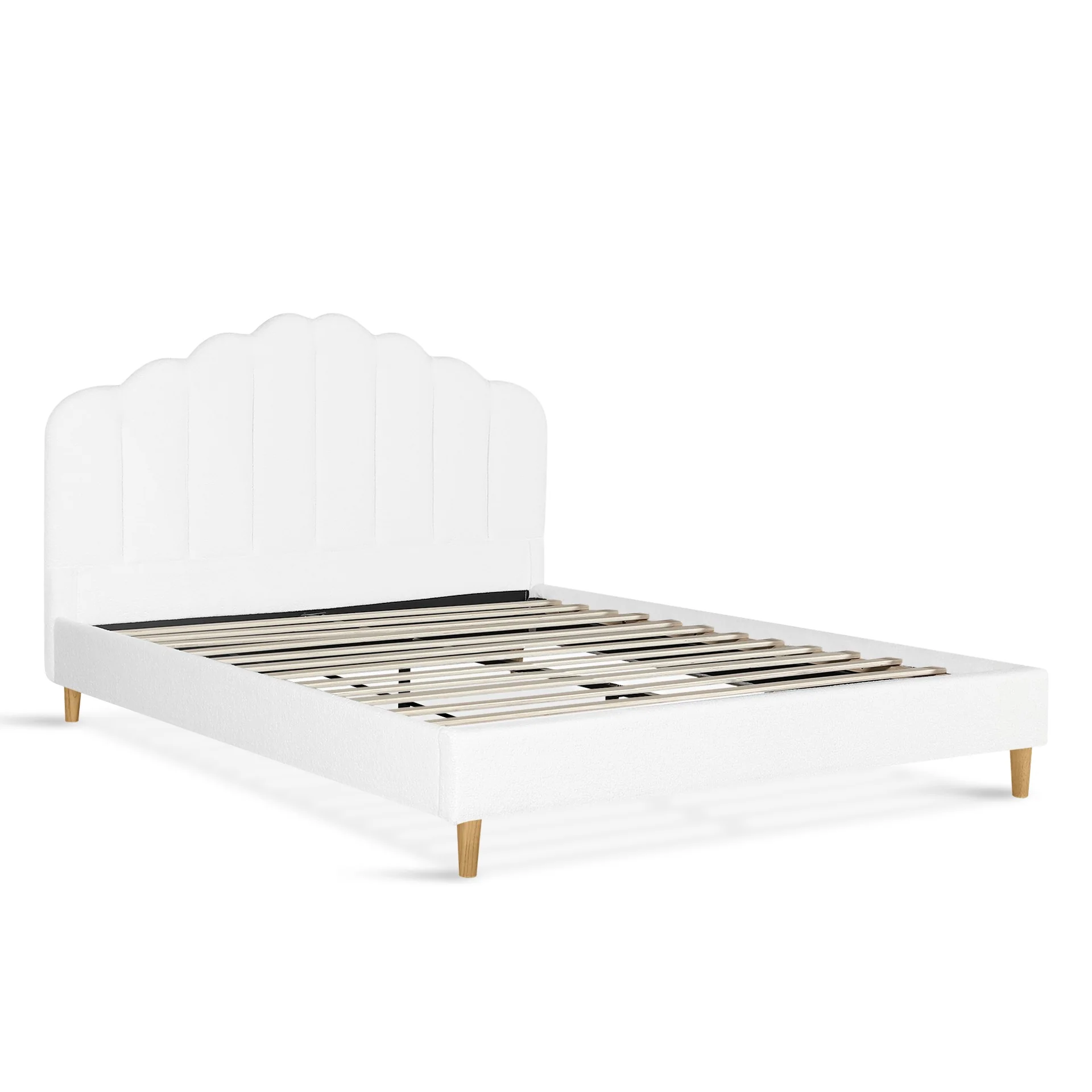 GAIRICH Queen Bed Frame - White - Image 4