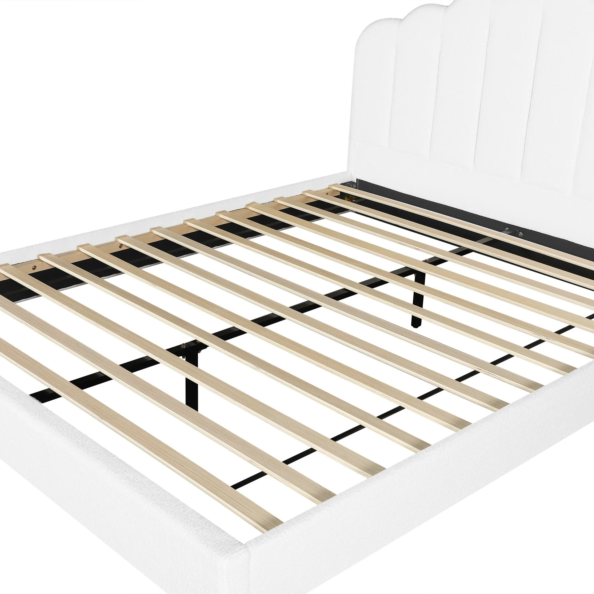 GAIRICH Queen Bed Frame - White - Image 6