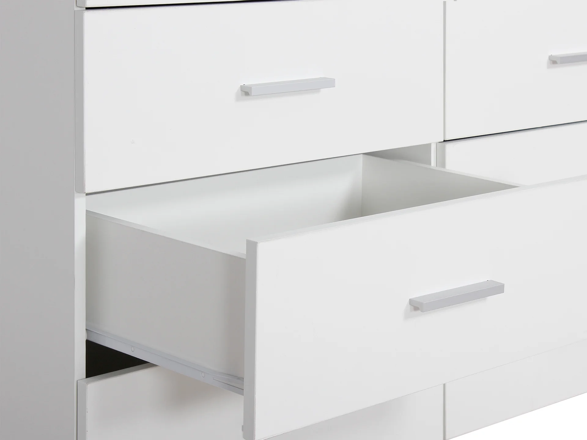 Garrett Tallboy 8 Drawer Chest Dresser - White - Image 4