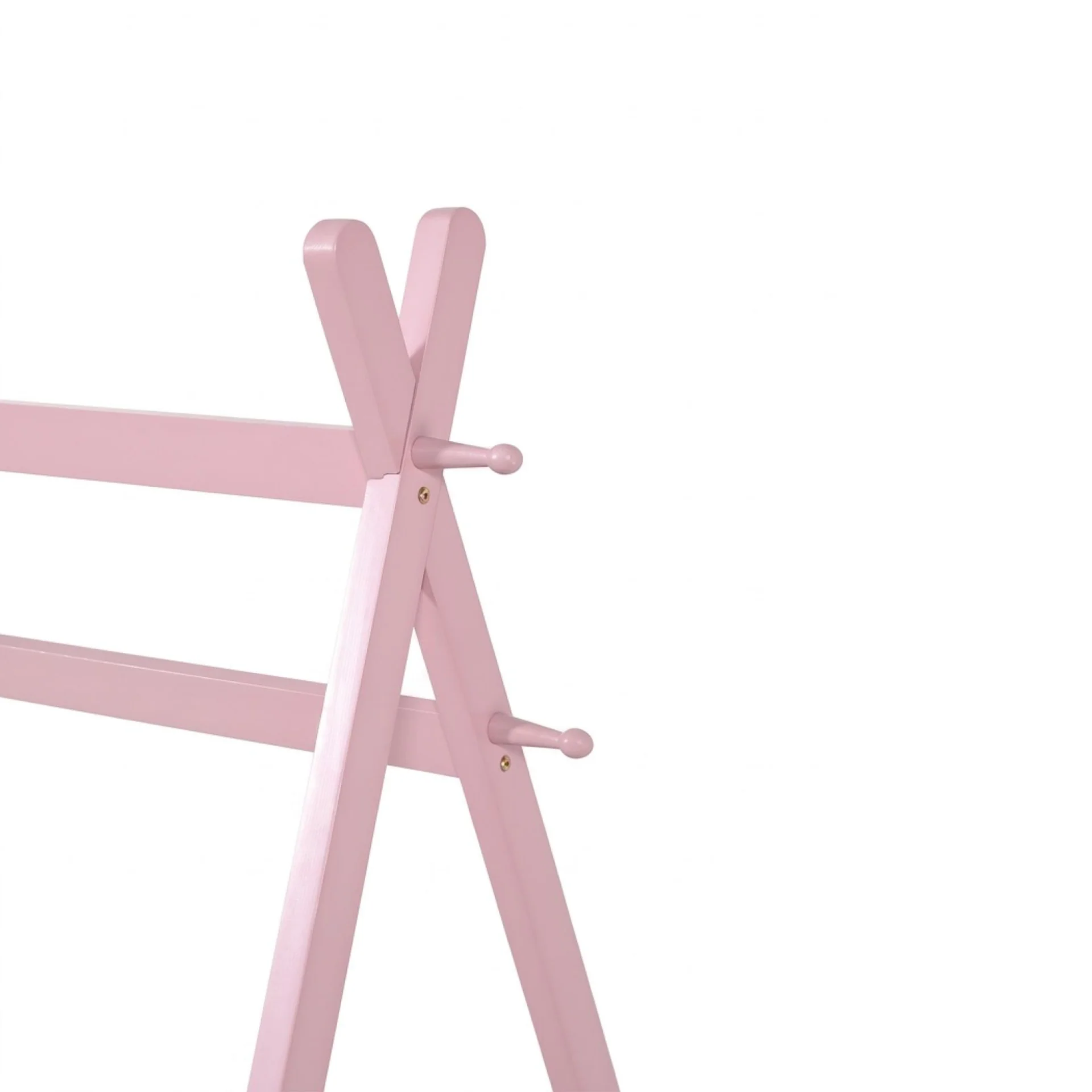 Harbor Single Wooden Bed Frame - Pink - Image 9