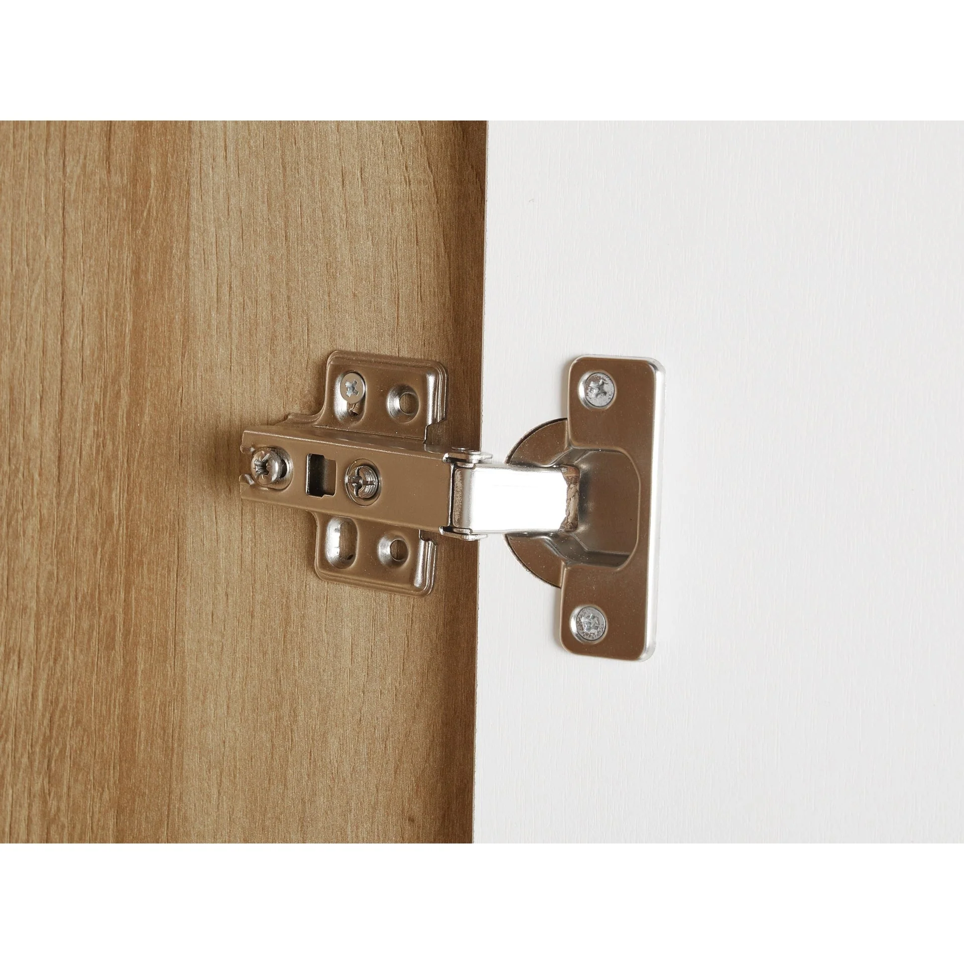 Harris 2 Door Wardrobe with Drawers - Oak + White - Image 10