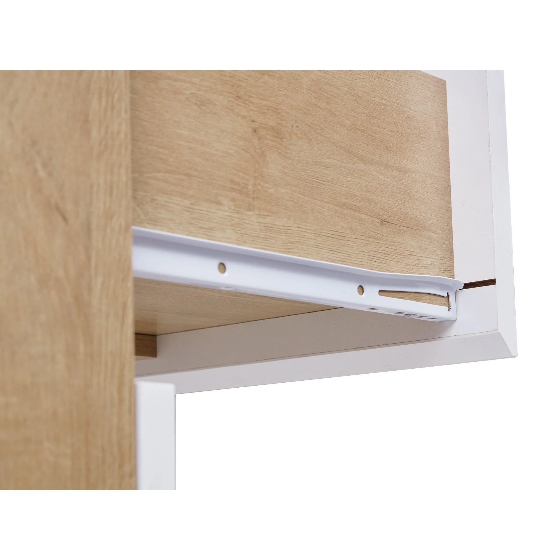 Harris 8 Drawers Low Boy - Oak + White - Image 13