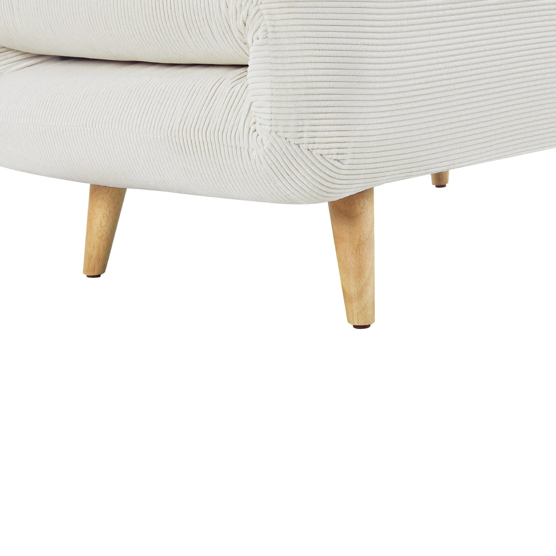Hastings 1 Seater Fold-Out Sofa Bed - Beige - Image 13